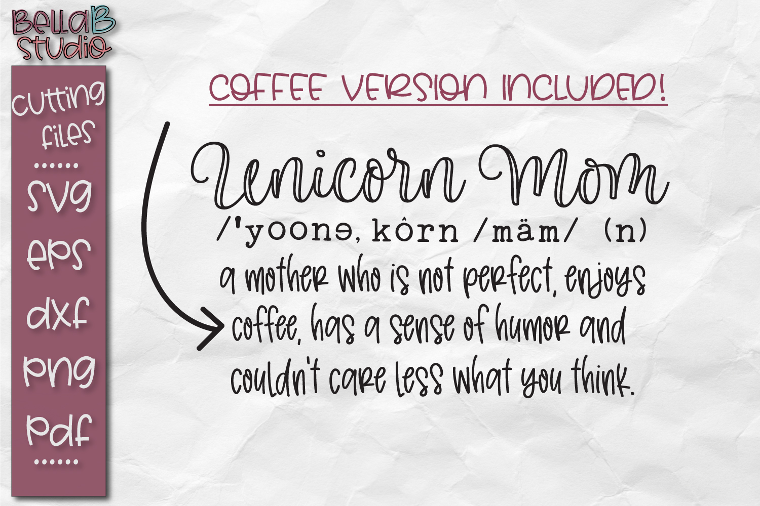 Unicorn Mom SVG, Funny Mom SVG, Mom Definition SVG