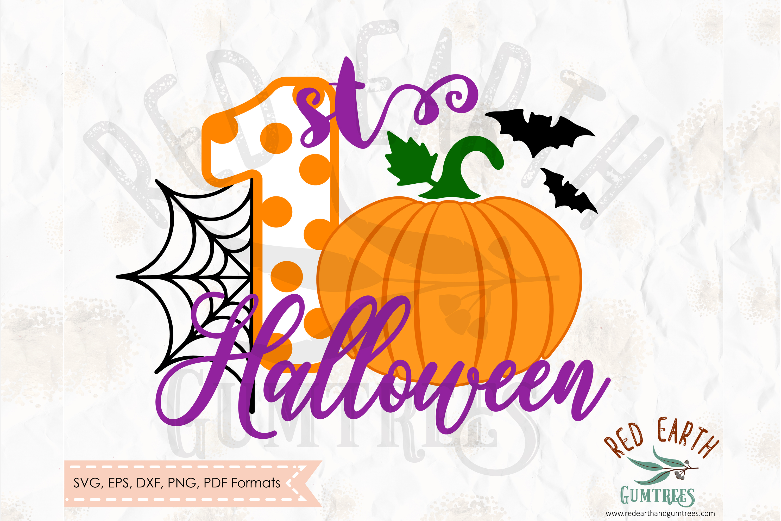 1st Halloween, First Halloween in SVG, DXF, PNG, EPS, PDF