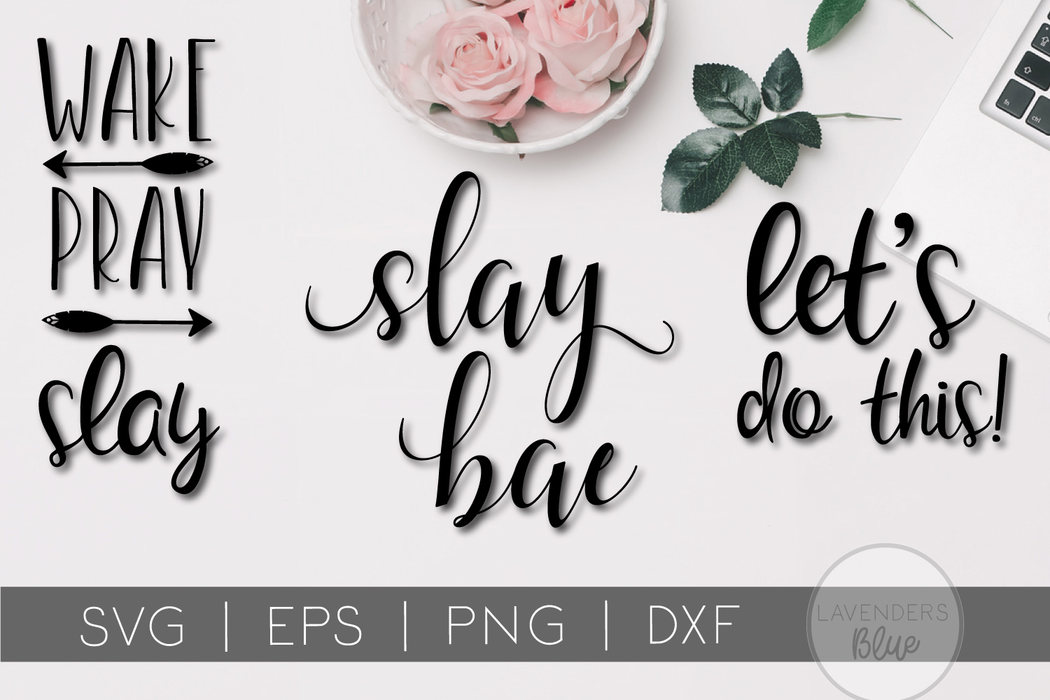 Download SVG Quotes 'Girl Hustle Bundle' 15 Inspirational Quotes