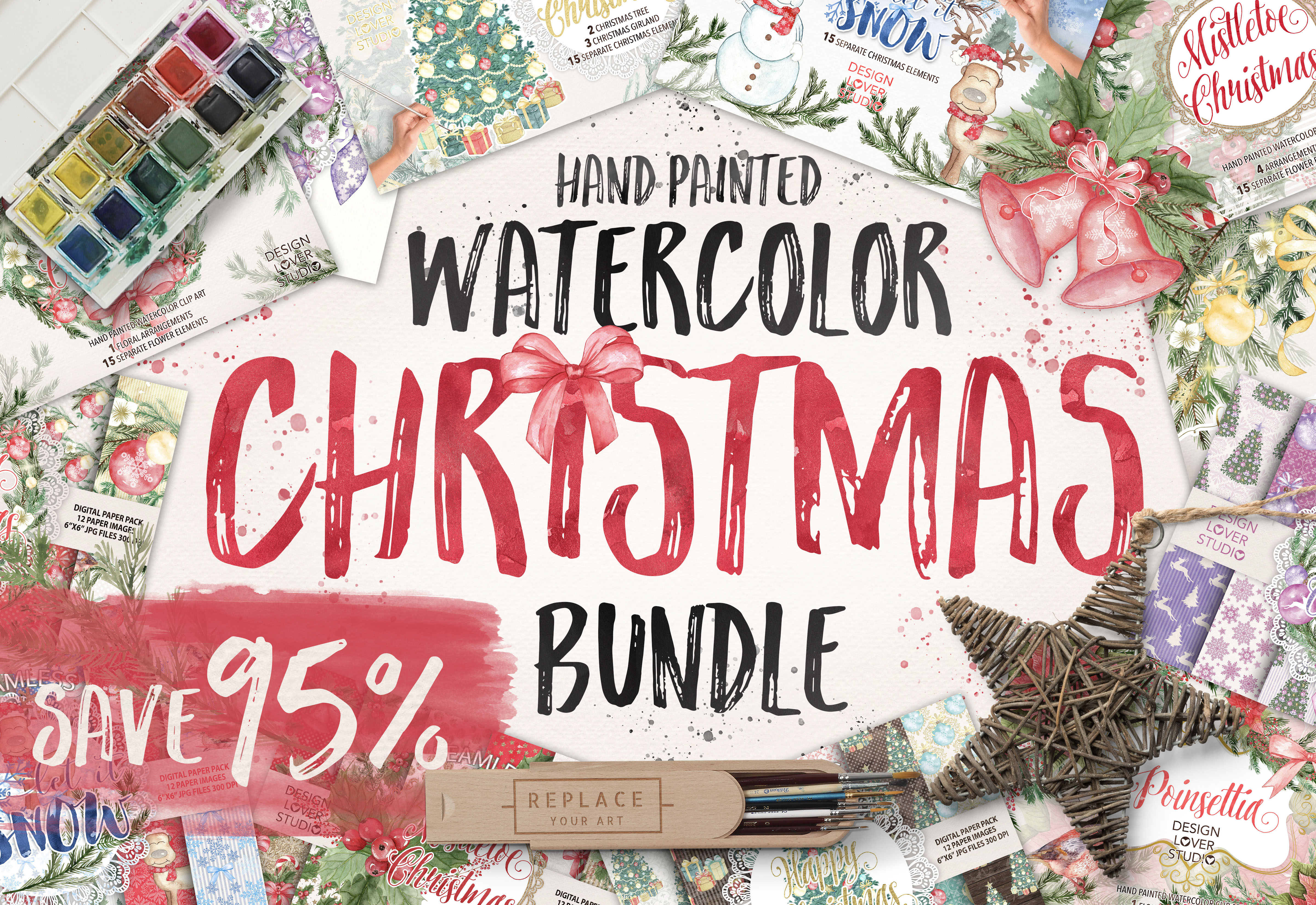 Download Christmas BUNDLE (36357) | Illustrations | Design Bundles