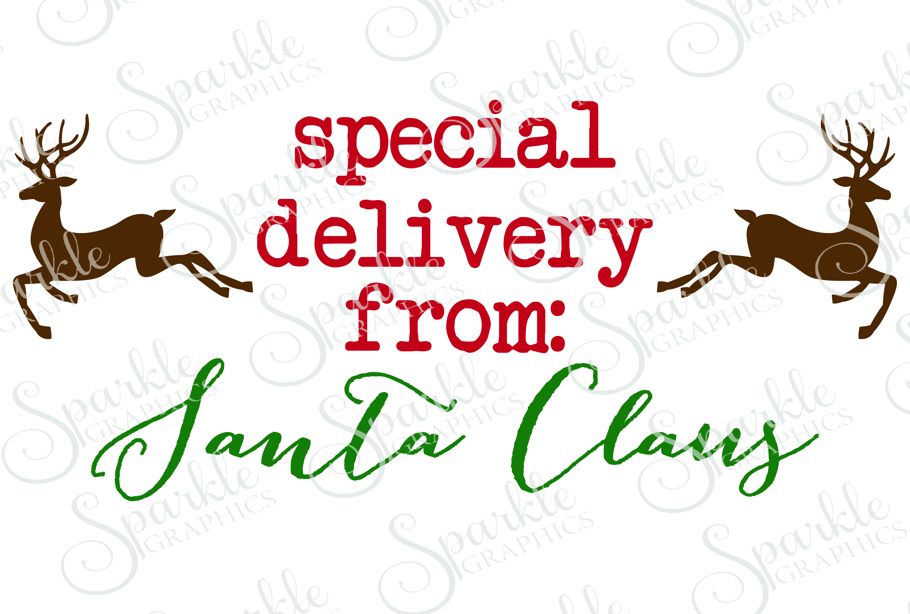 Special Delivery Santa Sack File Set | SVG, EPS, DXF, PNG (37435