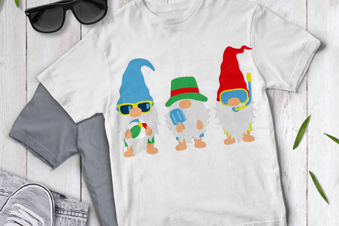 Download Gnomes SVG, Beach Gnome SVG, Summer Gnome Clipart.