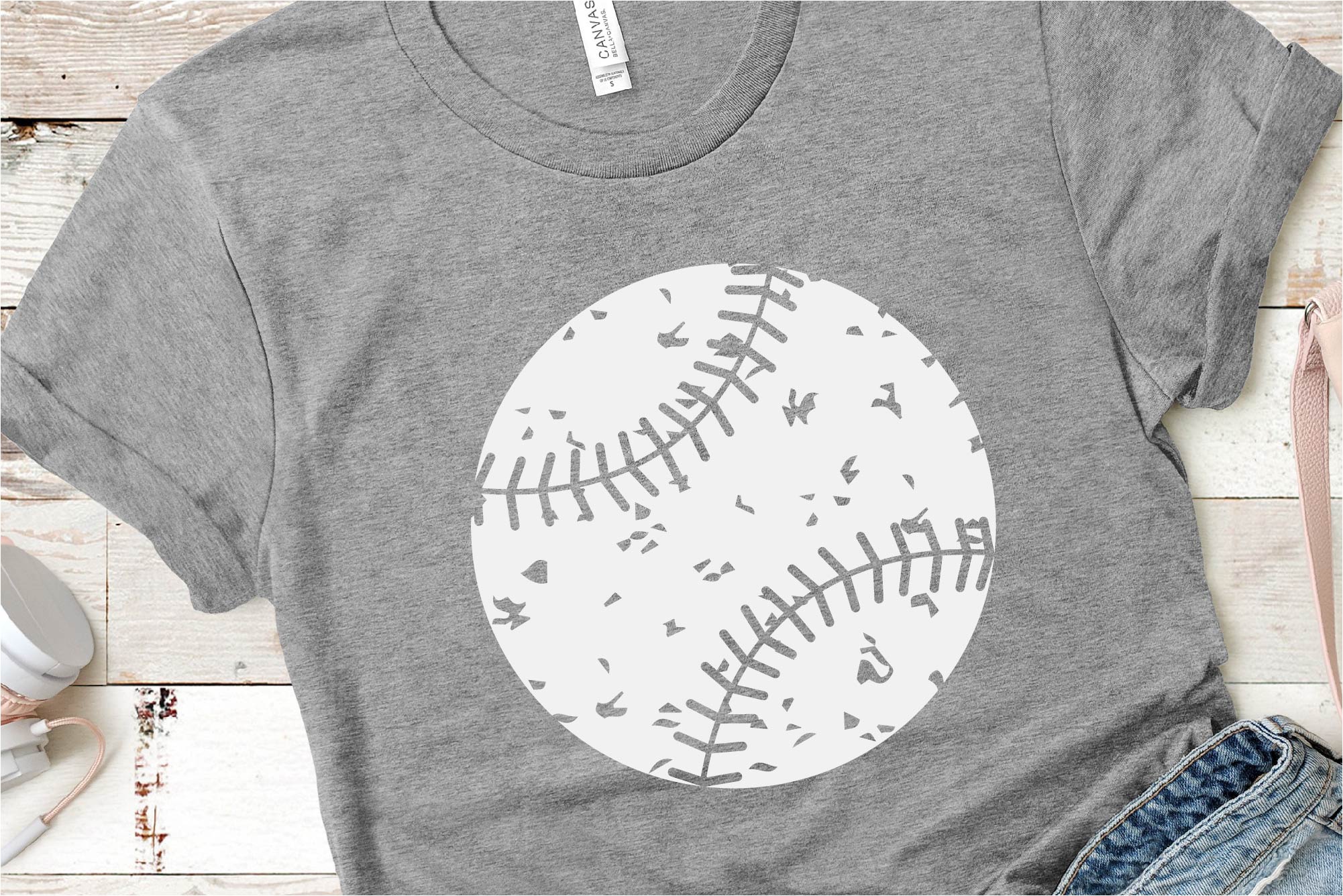 Grunge Baseball SVG, Baseball Is Life Sublimation