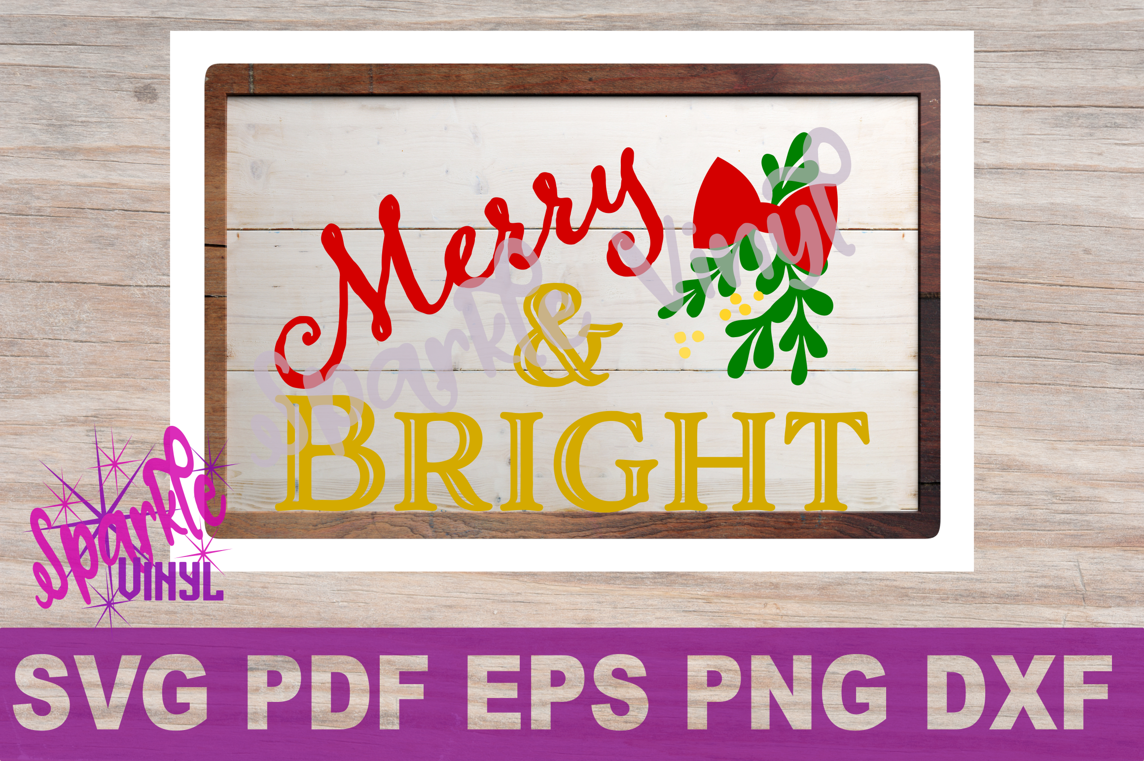 Download SVG Christmas Merry and Bright Sign Stencil Shirt Tshirt ...
