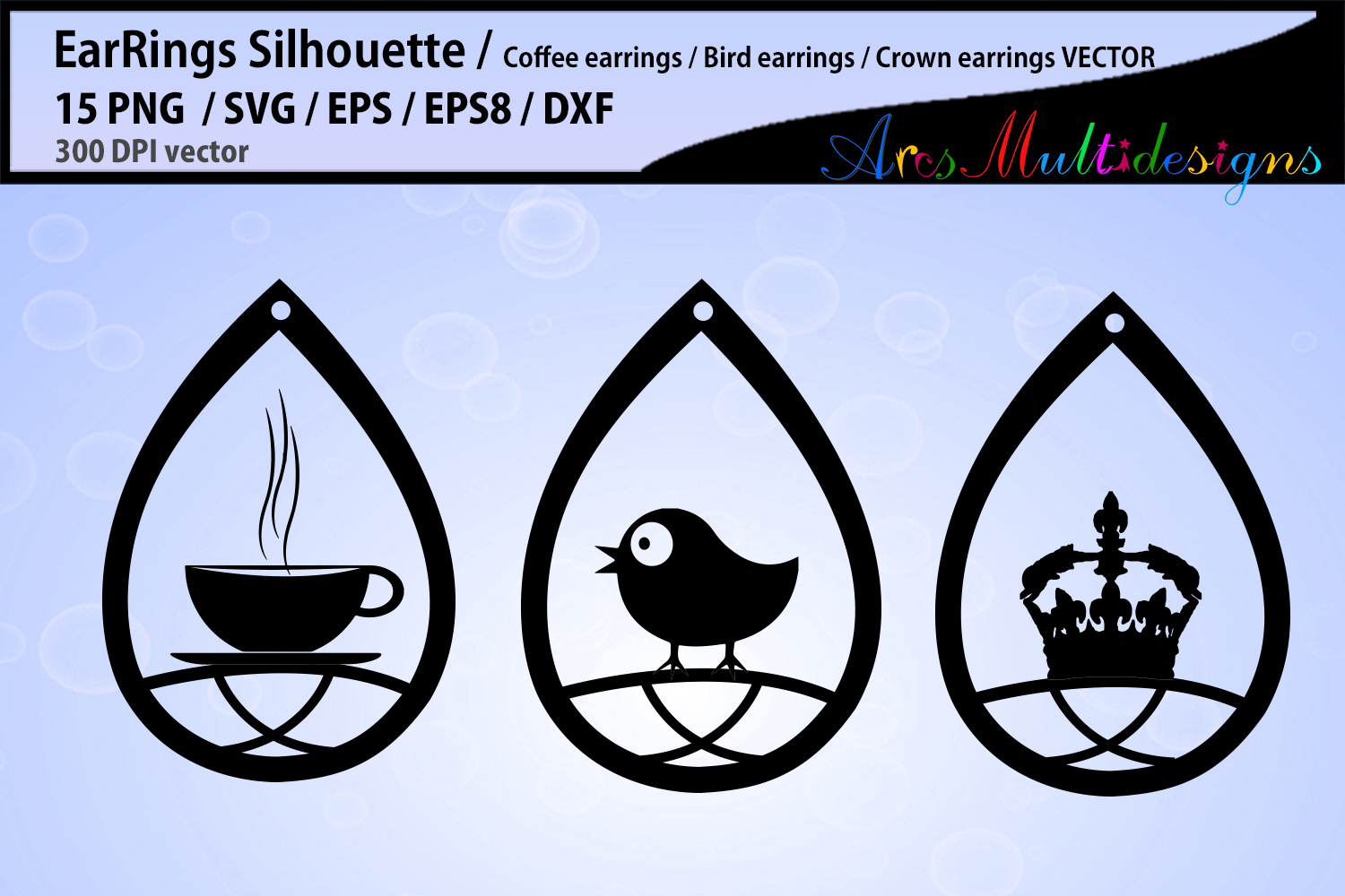 Download earring svg silhouette / Teardrop Earrings svg Template ...