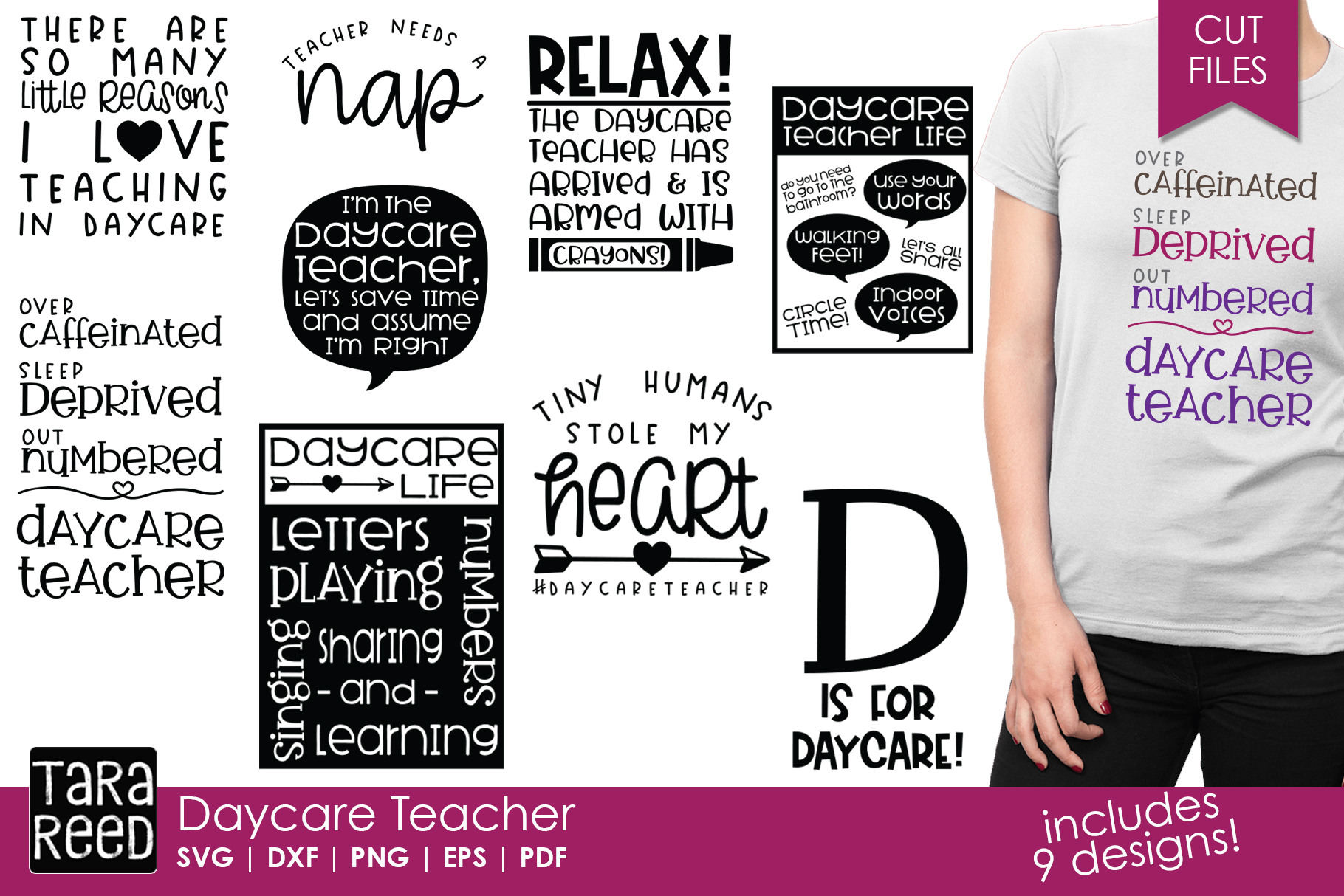 Download Daycare Teacher - Daycare SVG and Cut Files for Crafters (270670) | Cut Files | Design Bundles