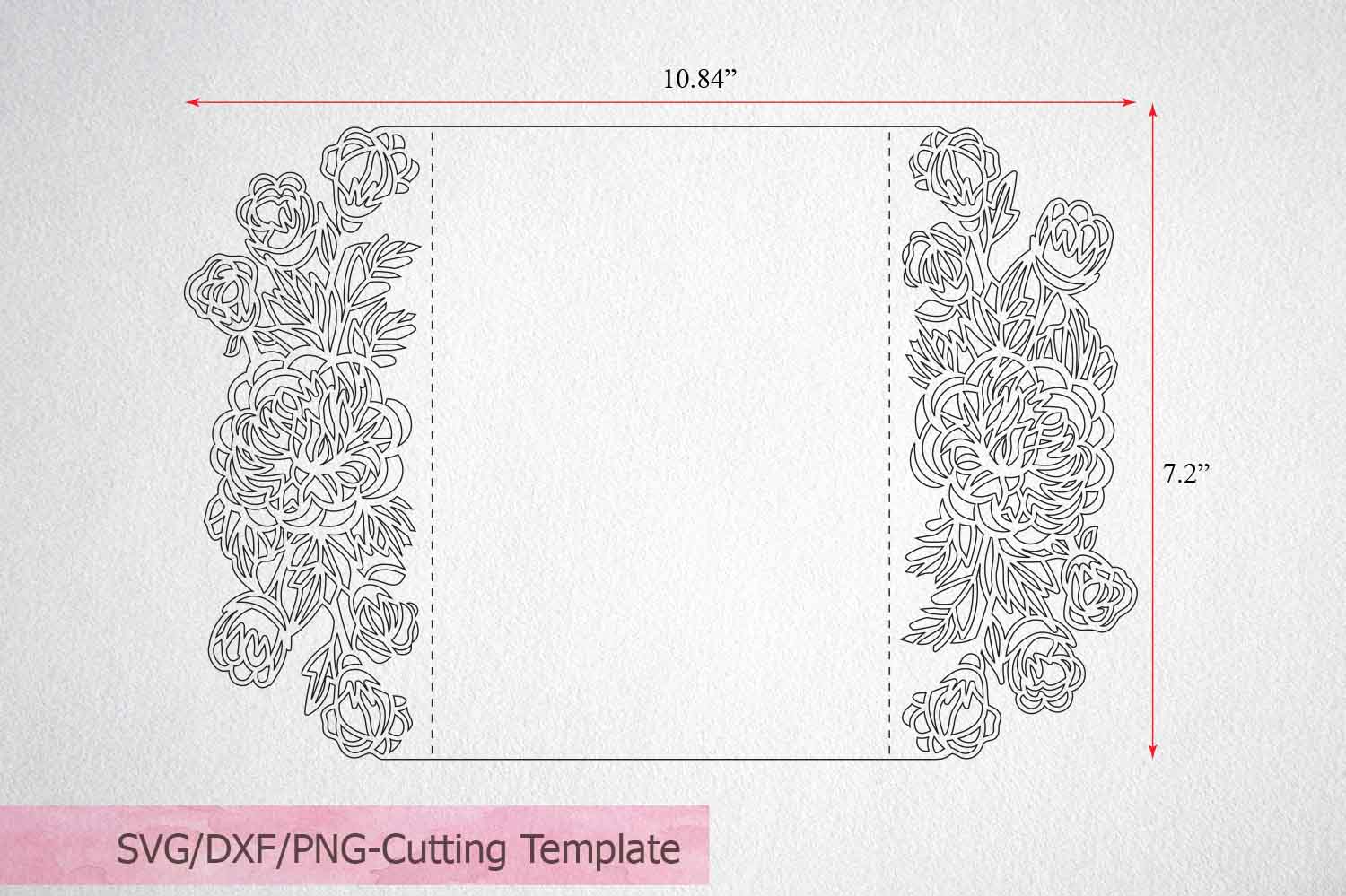 Laser Cut Wedding Invitation Svg - Layered SVG Cut File - Download Free