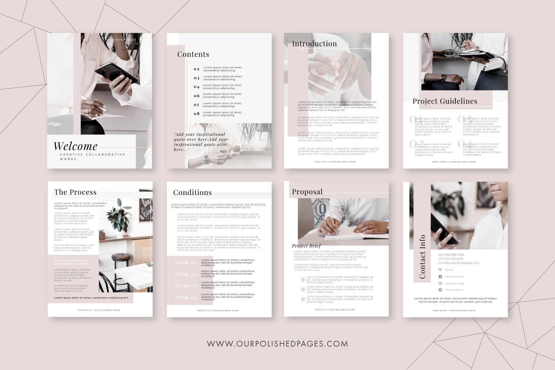 Welcome Packet Canva Template