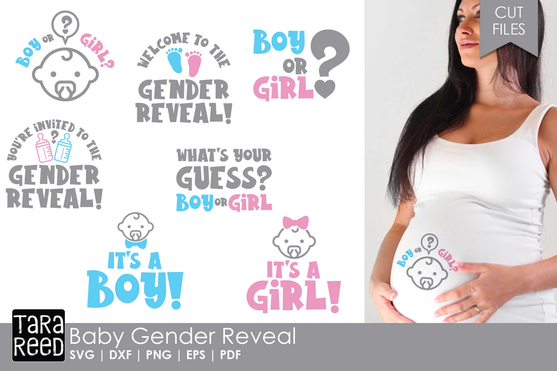 Download Baby Gender Reveal - Baby SVG and Cut Files for Crafters ...