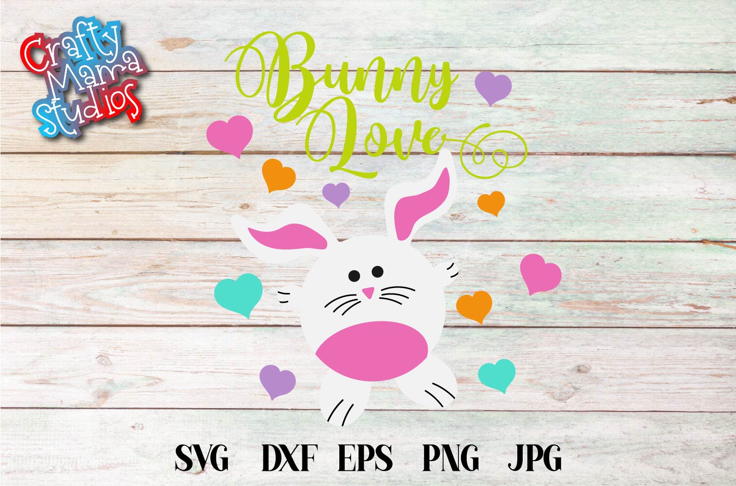 Download Easter SVG Bunny Love Sublimation, Easter Bunny, Spring SVG