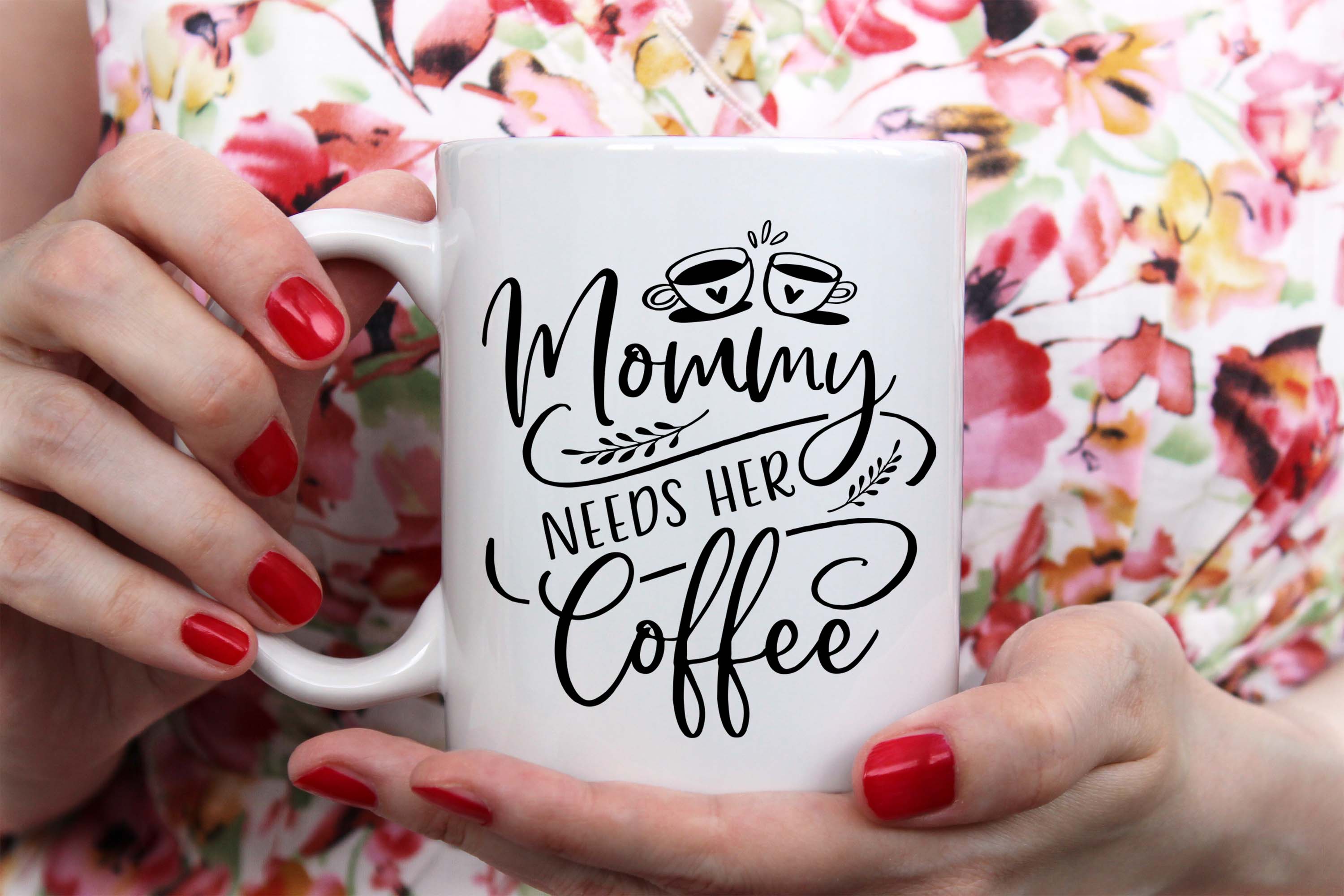 Download Mommy needs her coffee SVG DXF PNG (48280) | Cut Files ...