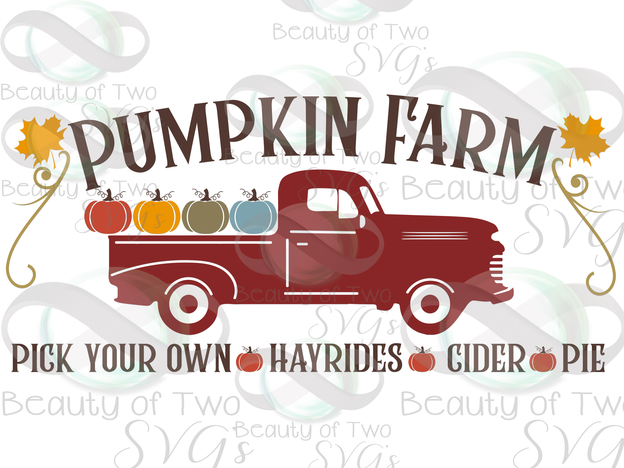 Download Vintage Truck Pumpkin Farm svg, Fall pumpkins svg, Farmhouse (277663) | SVGs | Design Bundles