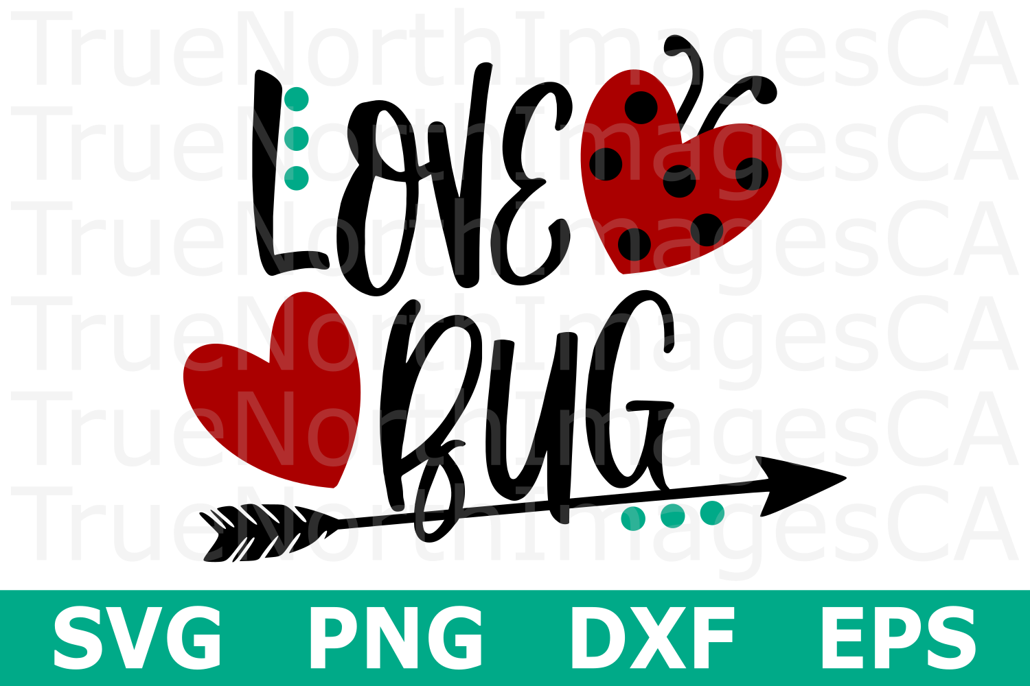 Download Love Bug - A Valentine SVG Cut File