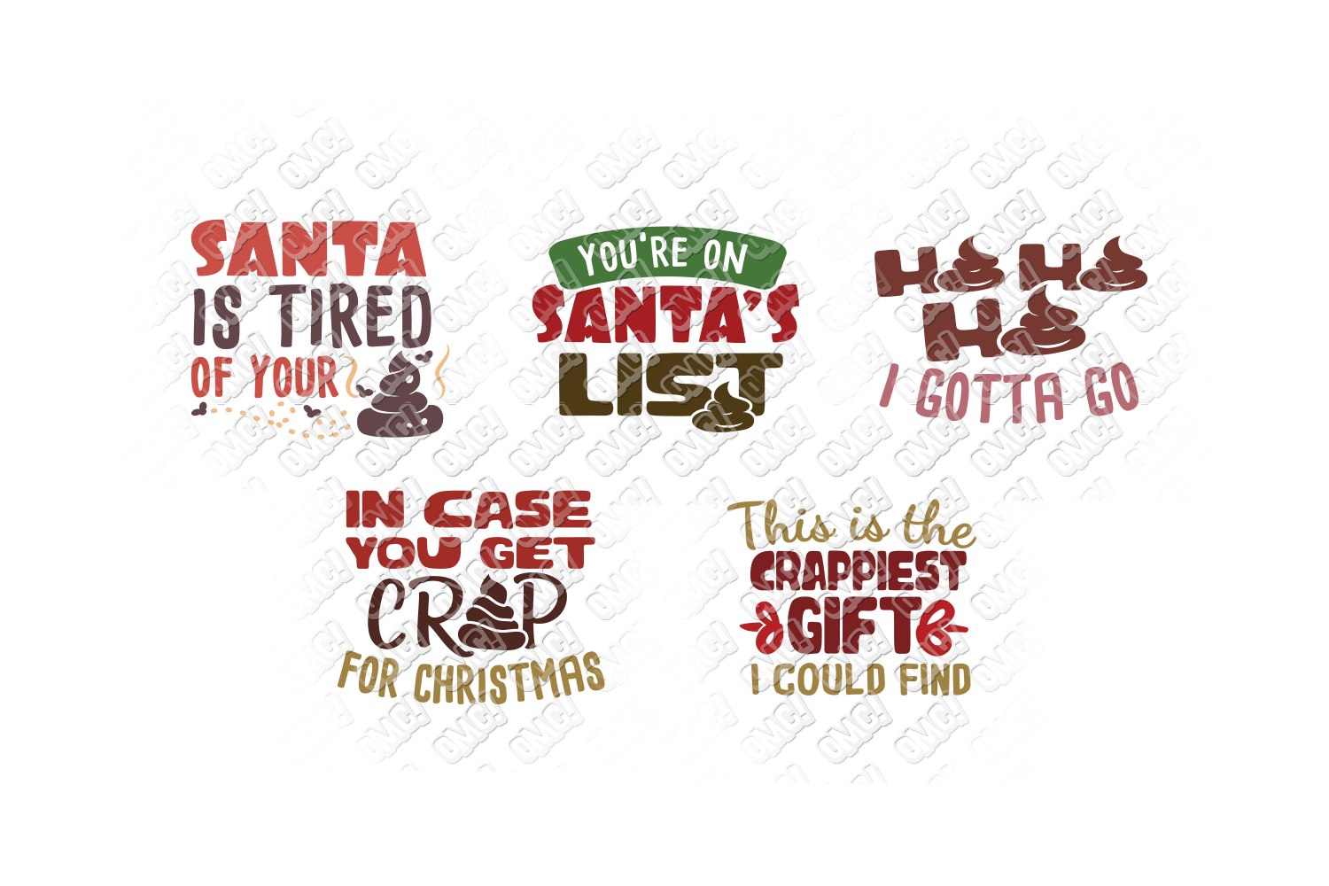 Christmas Toilet Paper SVG Funny in SVG, DXF, PNG, EPS, JPEG