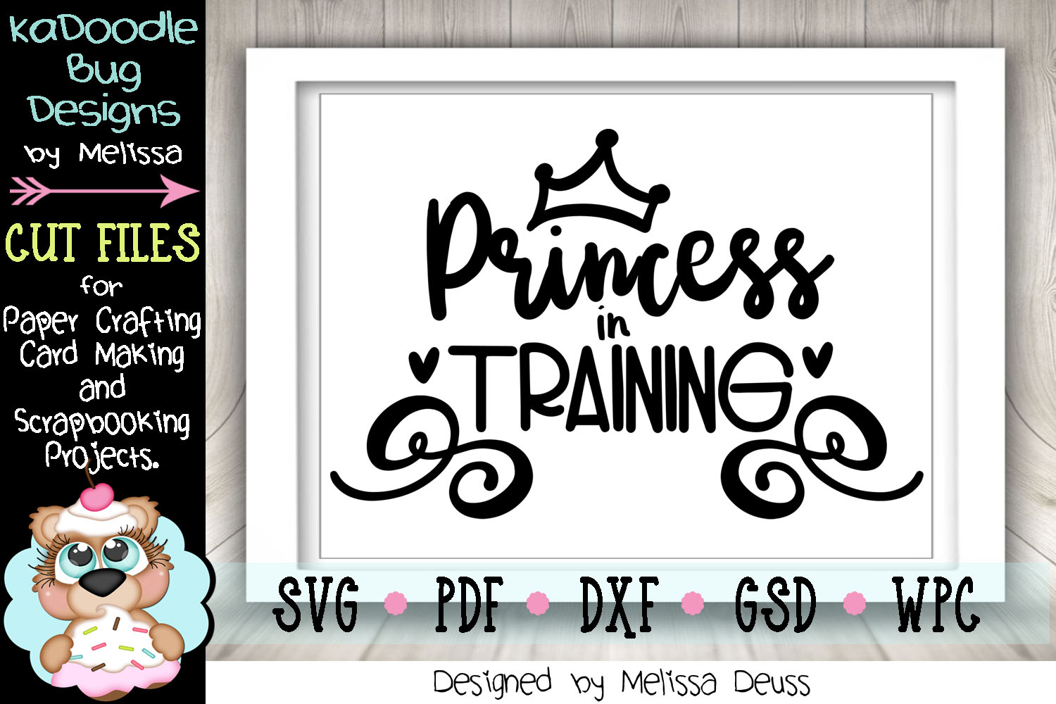 Download Princess In Training Cut File - SVG PDF DXF GSD WPC ...