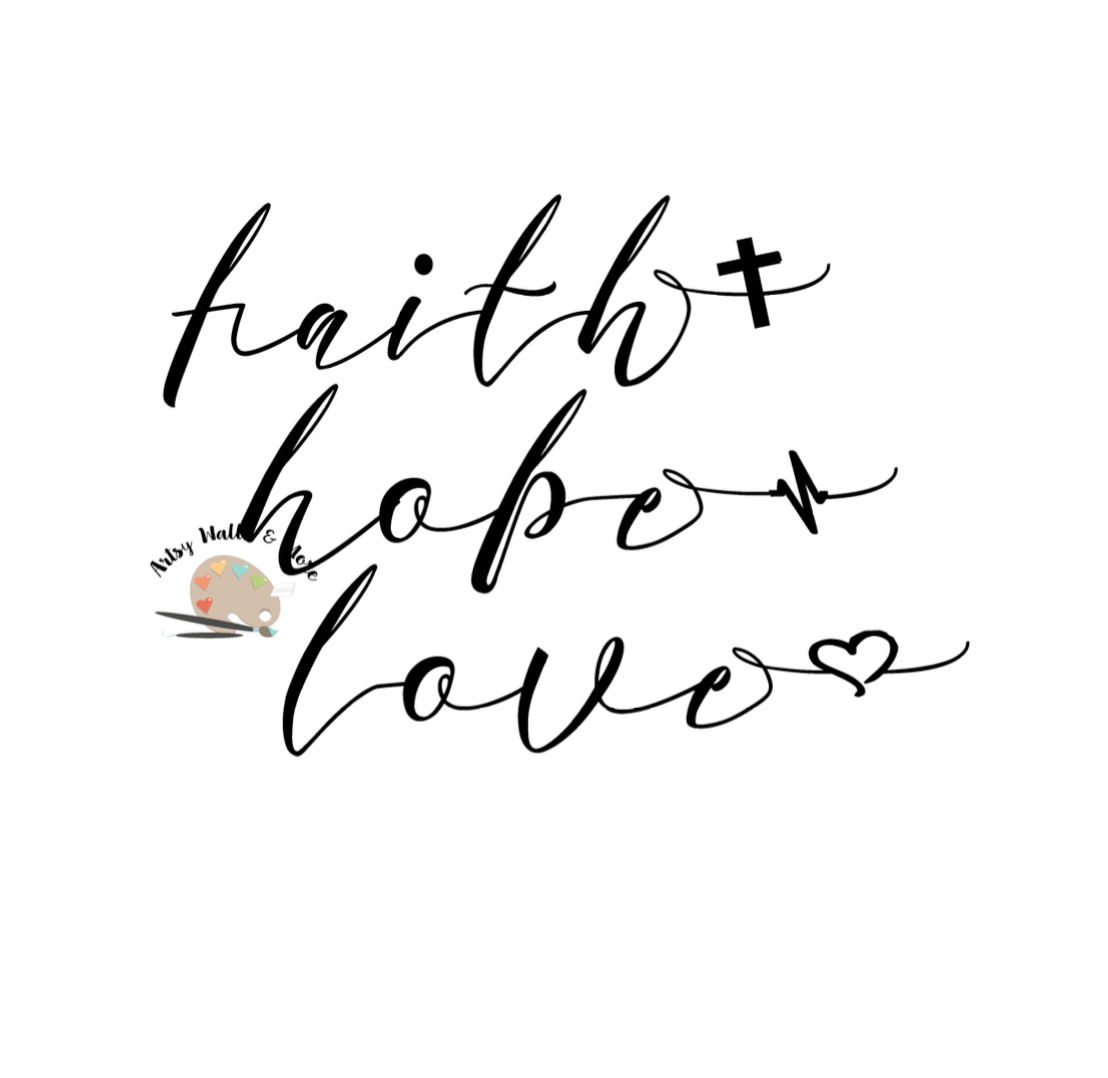 Download faith hope love svg CUT file Christian svg Silhouette or ...