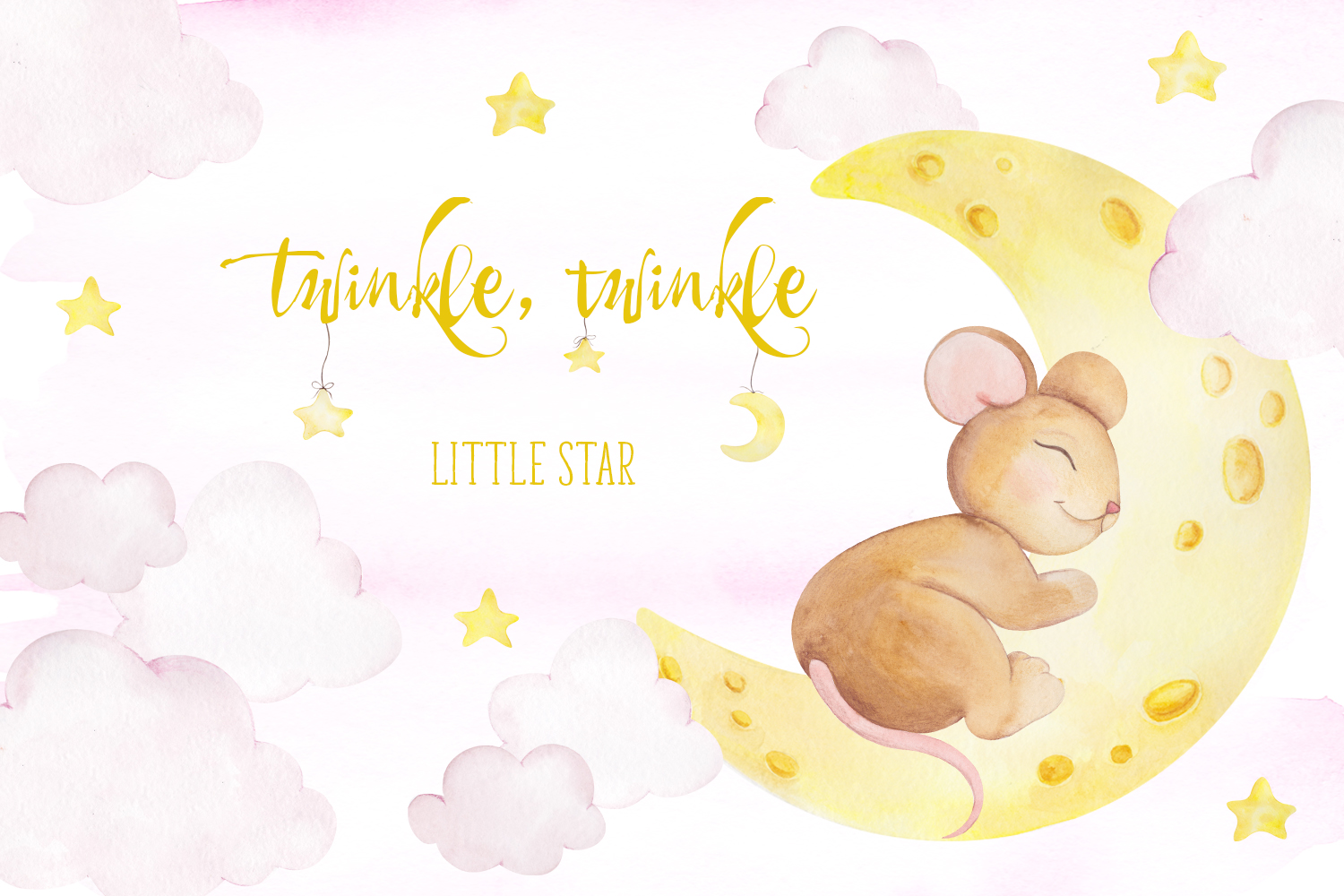 Twinkle, twinkle little star (257848) | Illustrations | Design Bundles