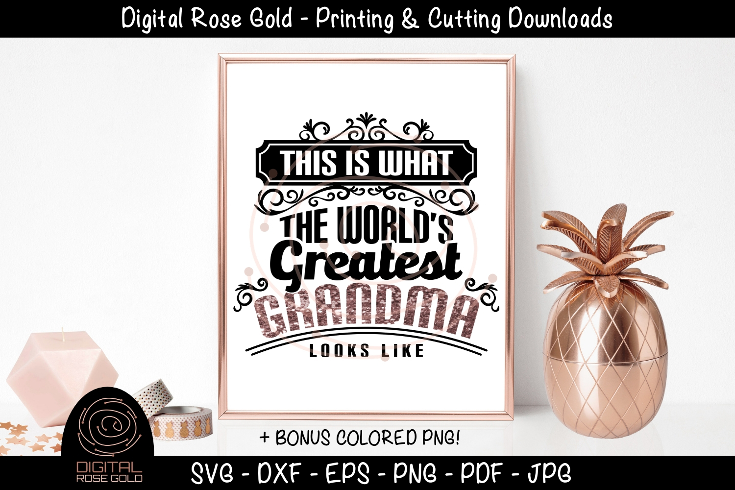 Download World's Greatest Grandma - Grandmother SVG, Love Family ...