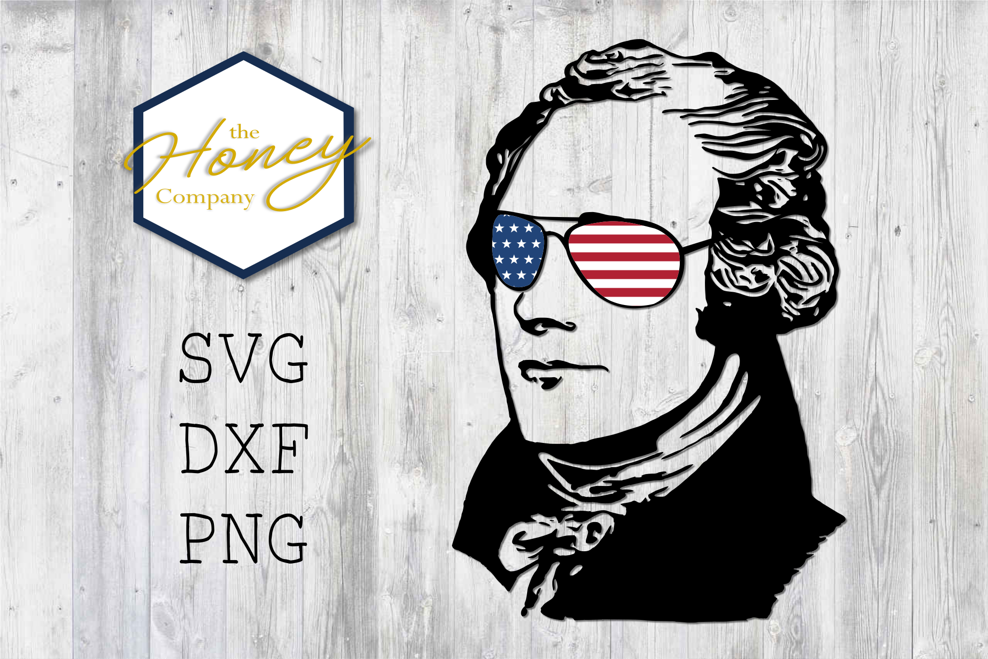 Cool Alexander Hamilton SVG PNG DXF 4th of July Design example image 1.