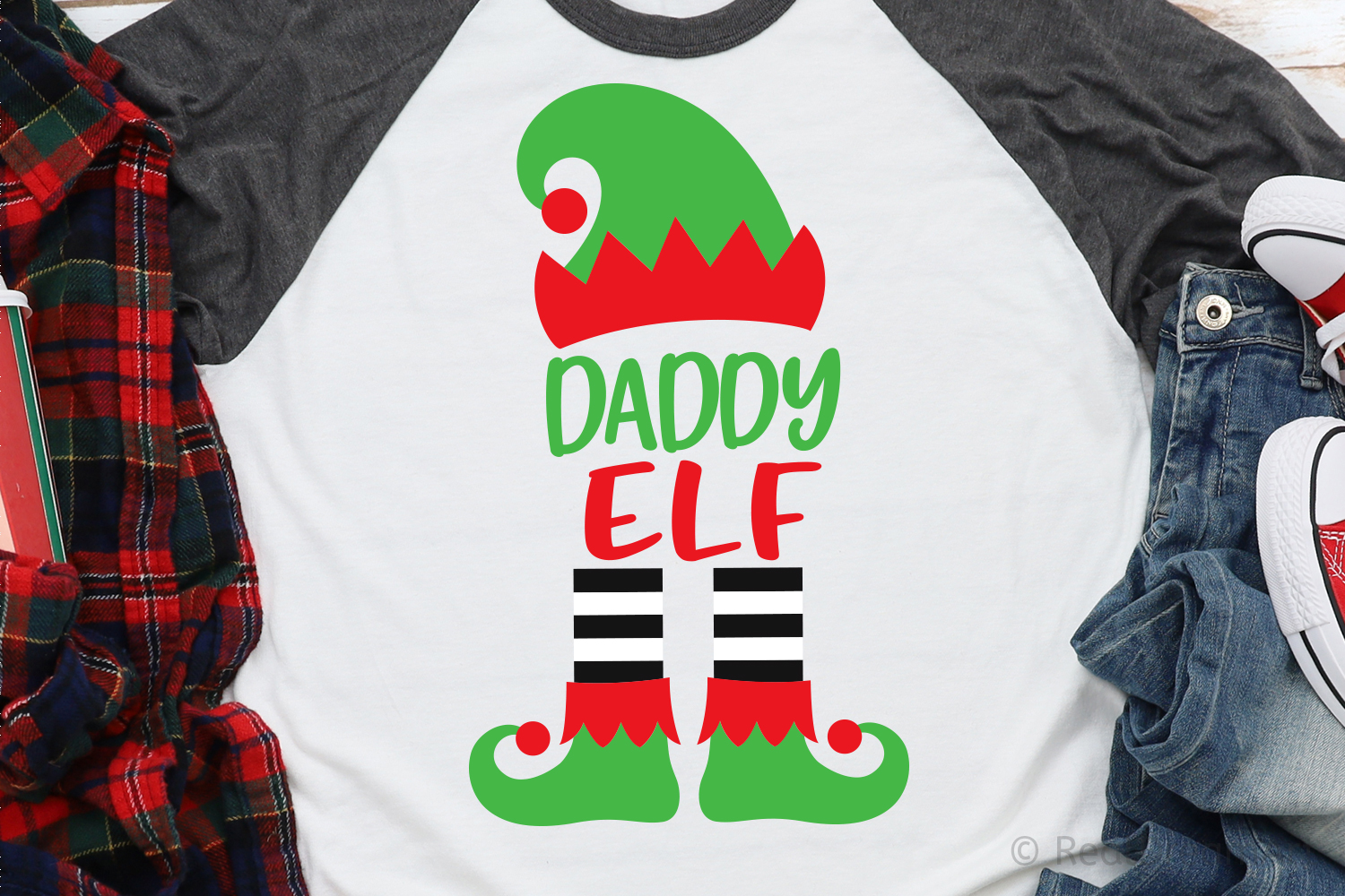 Daddy Elf SVG, DXF, PNG, EPS