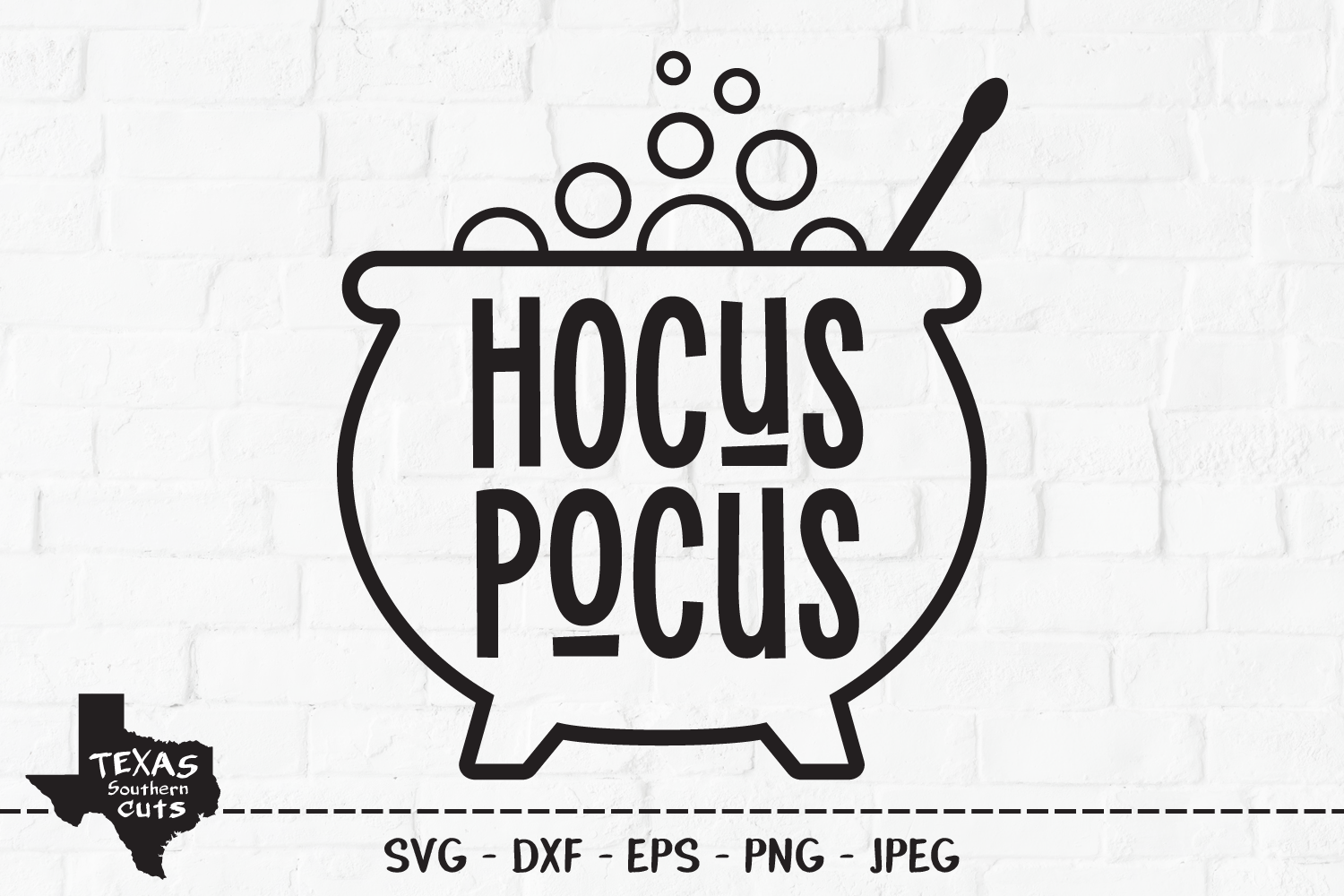 Hocus Pocus Svg Cut File Halloween Shirt Design Cauldron.