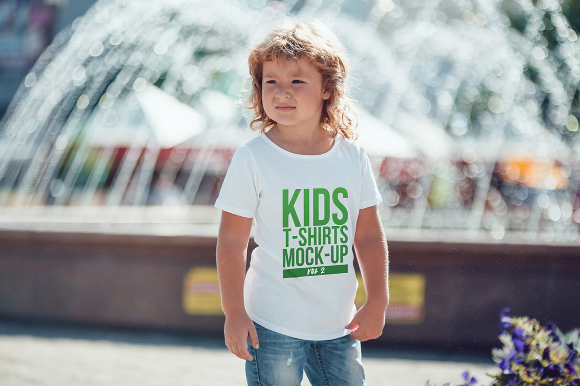 Download Kids T-Shirt Mock-Up Vol 2