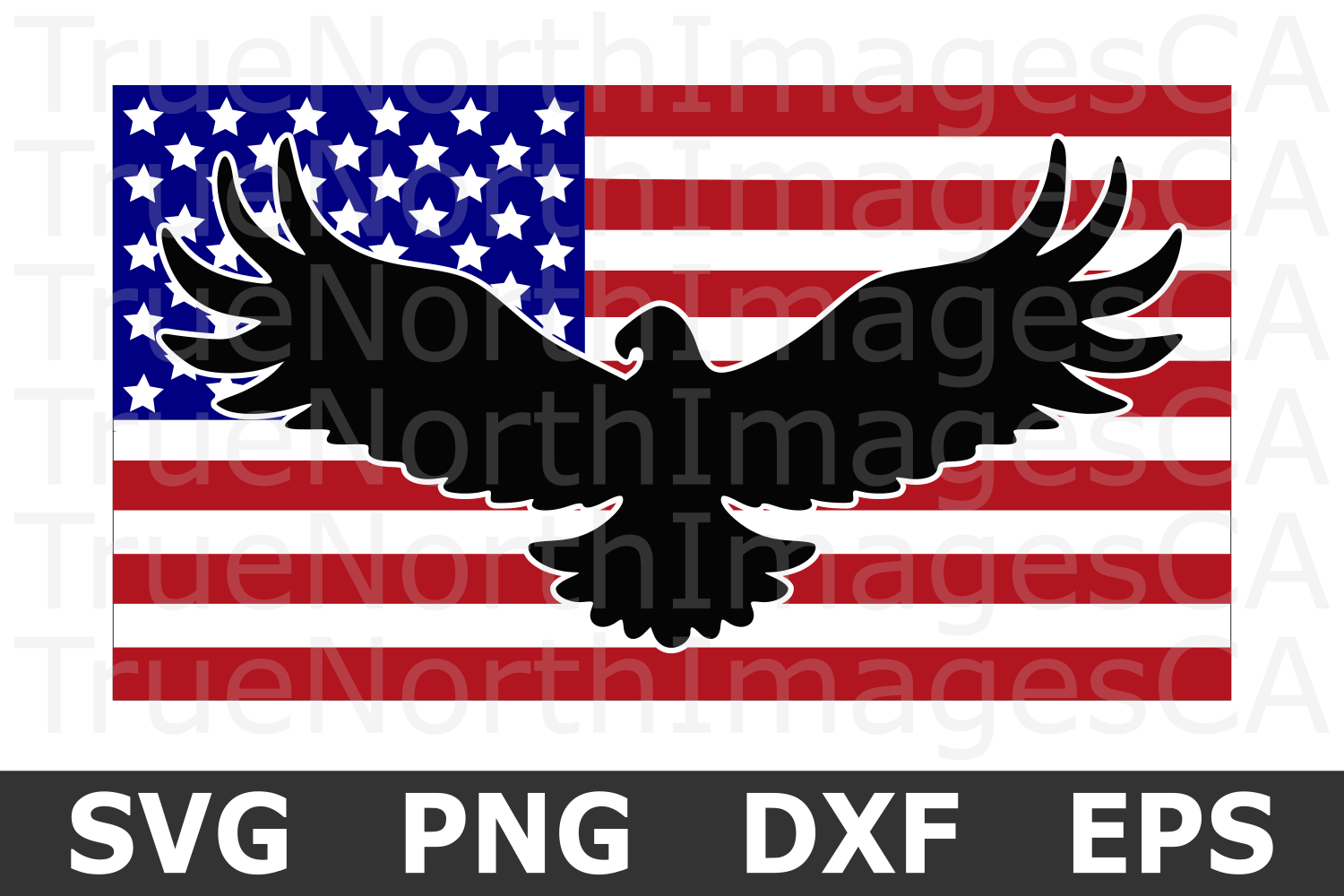 Eagle American Flag An American Svg Cut File