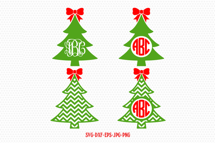Download Christmas tree monogram svg, Santa svg, christmas svg ...