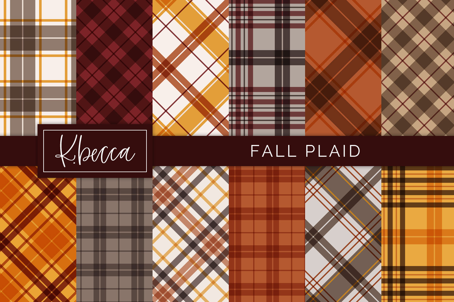 Apple On A Plaid Background Fall Plaid Background Patterns Seamless.