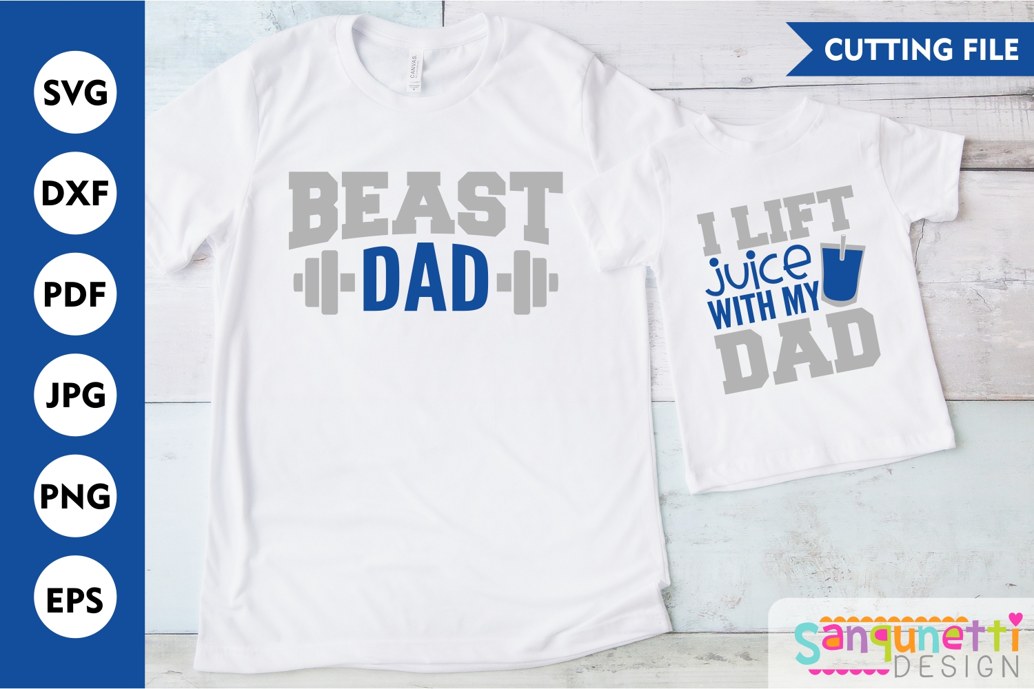 Download Beast Dad Father and son SVG, family matching cut file ...