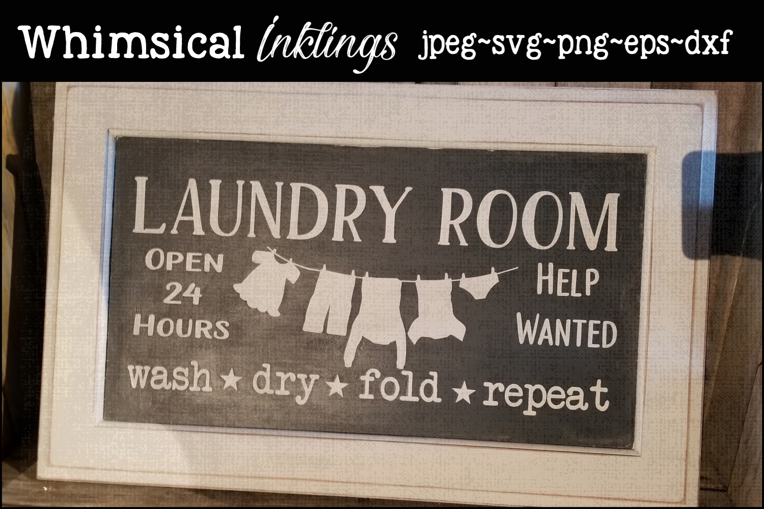 Laundry Room Help Wanted Svg 