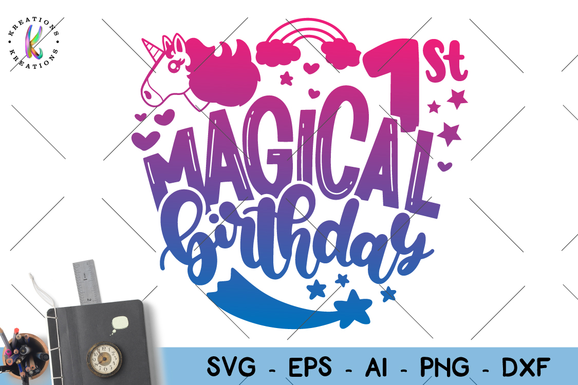 Download Birthday -Magical Birthday svg (426375) | SVGs | Design ...