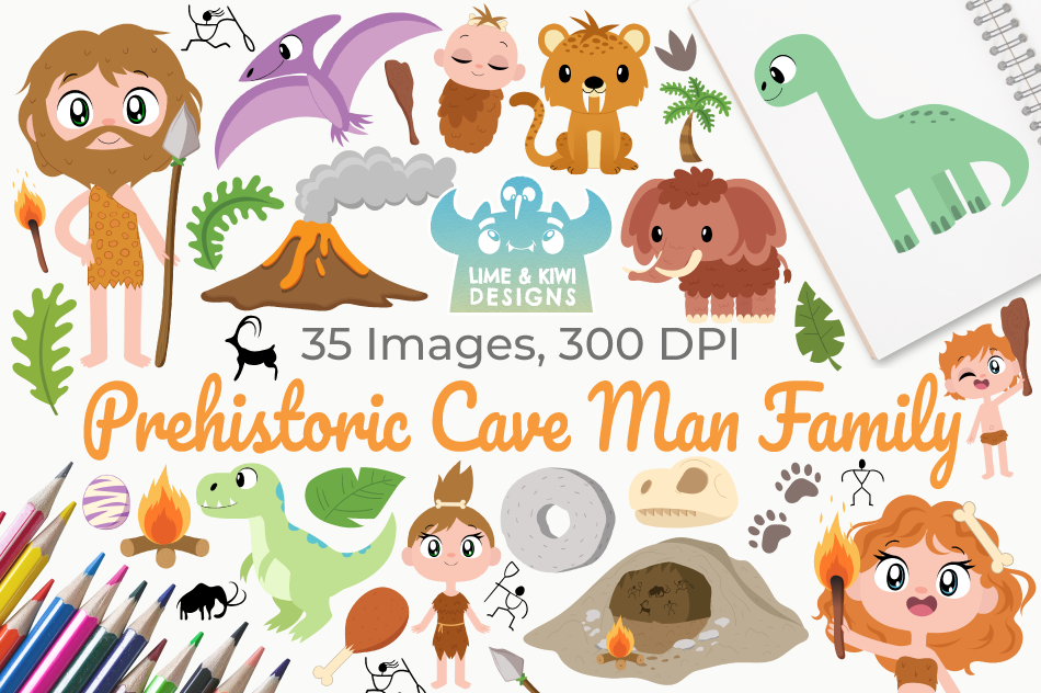 prehistoric cave clipart