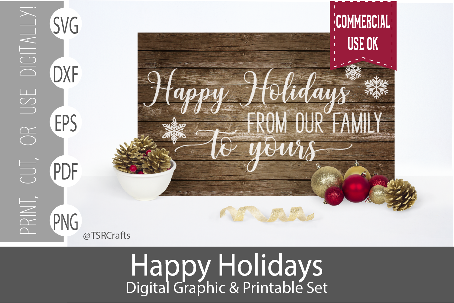 Happy Holidays from our family to yours - digital design