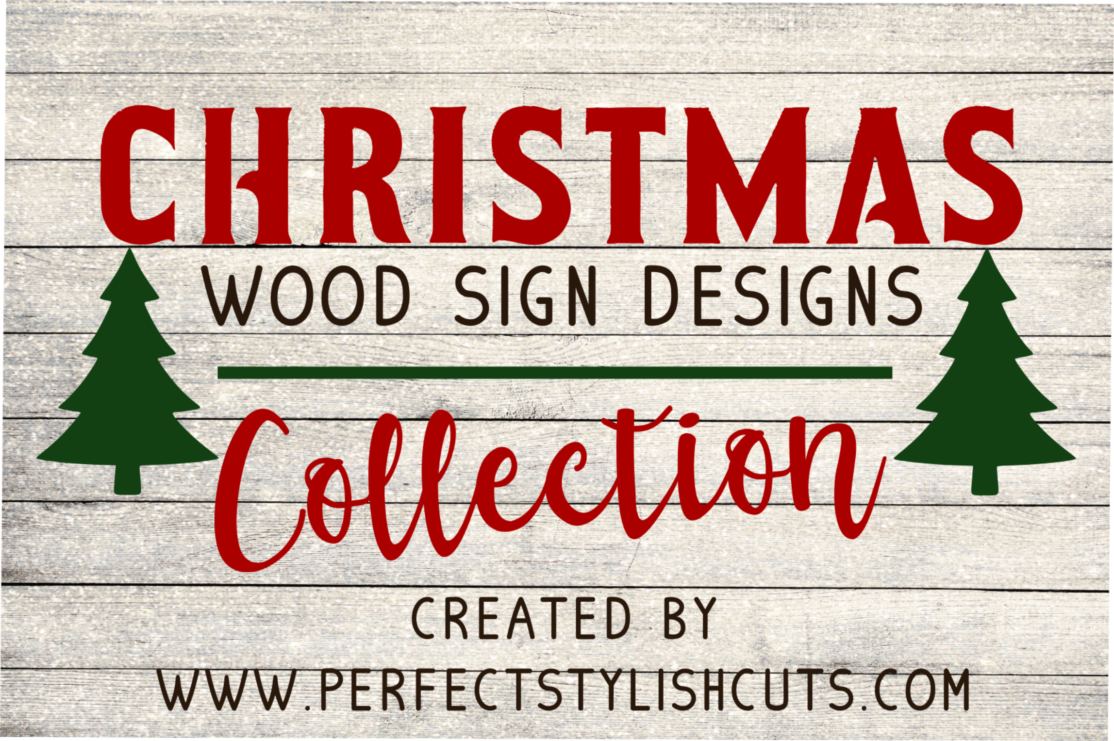 Christmas Wood Sign Designs Collection - Christmas SVG Files