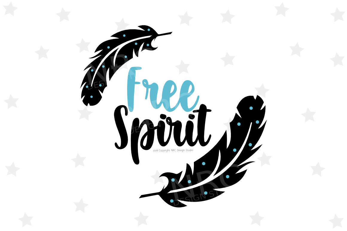 Free Spirit Feather SVG File (129561) | SVGs | Design Bundles