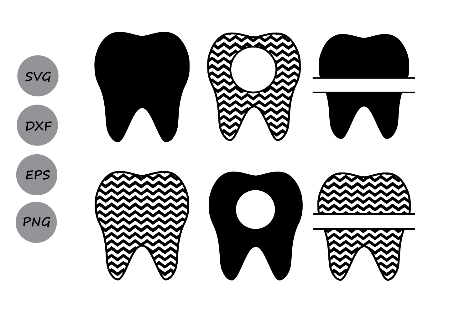 Download Tooth SVG, Tooth Monogram SVG, Teeth SVG, Dentist Tooth ...