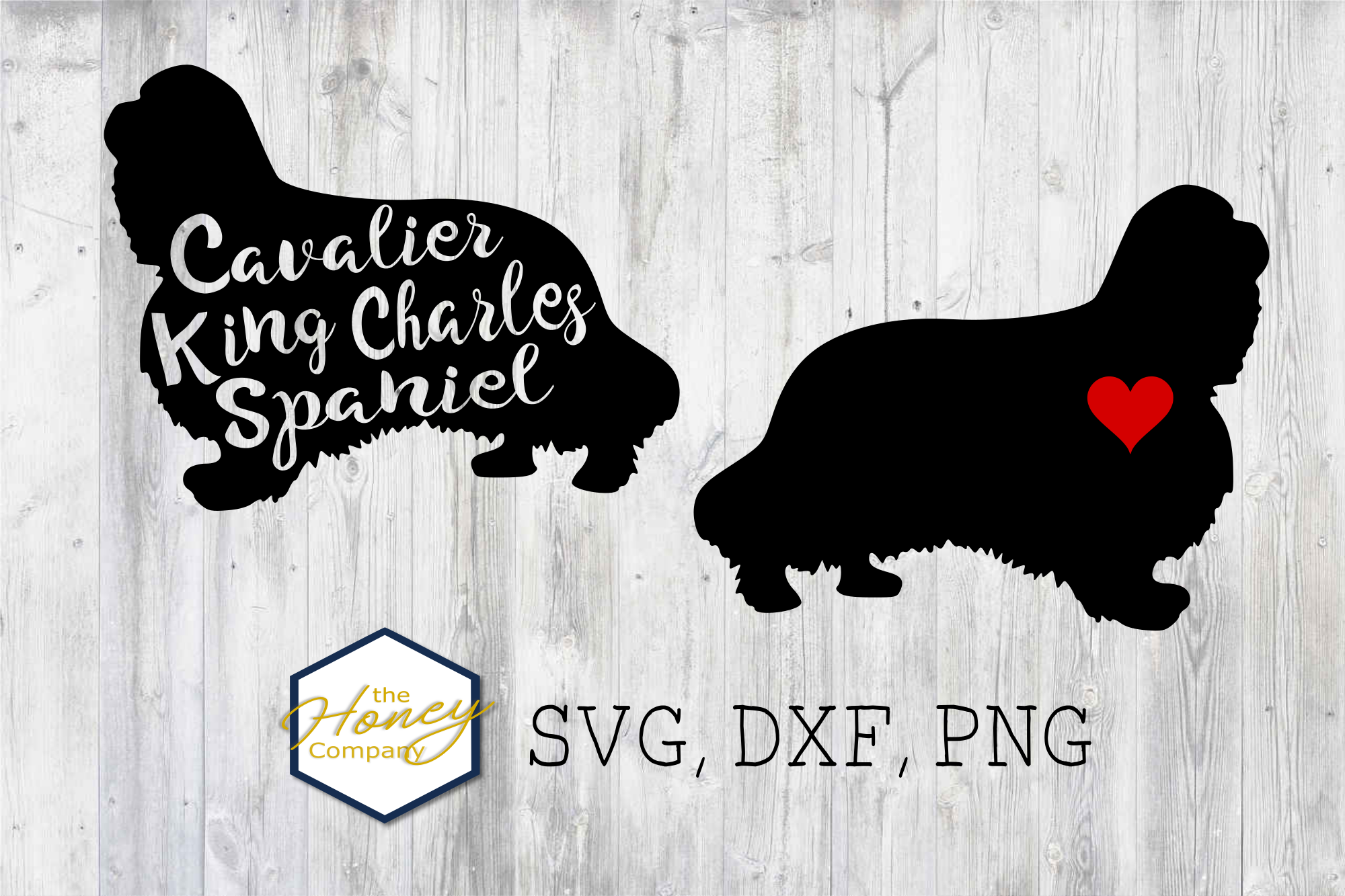 Cavalier King Charles Spaniel SVG PNG DXF Dog Breed Lover Cu