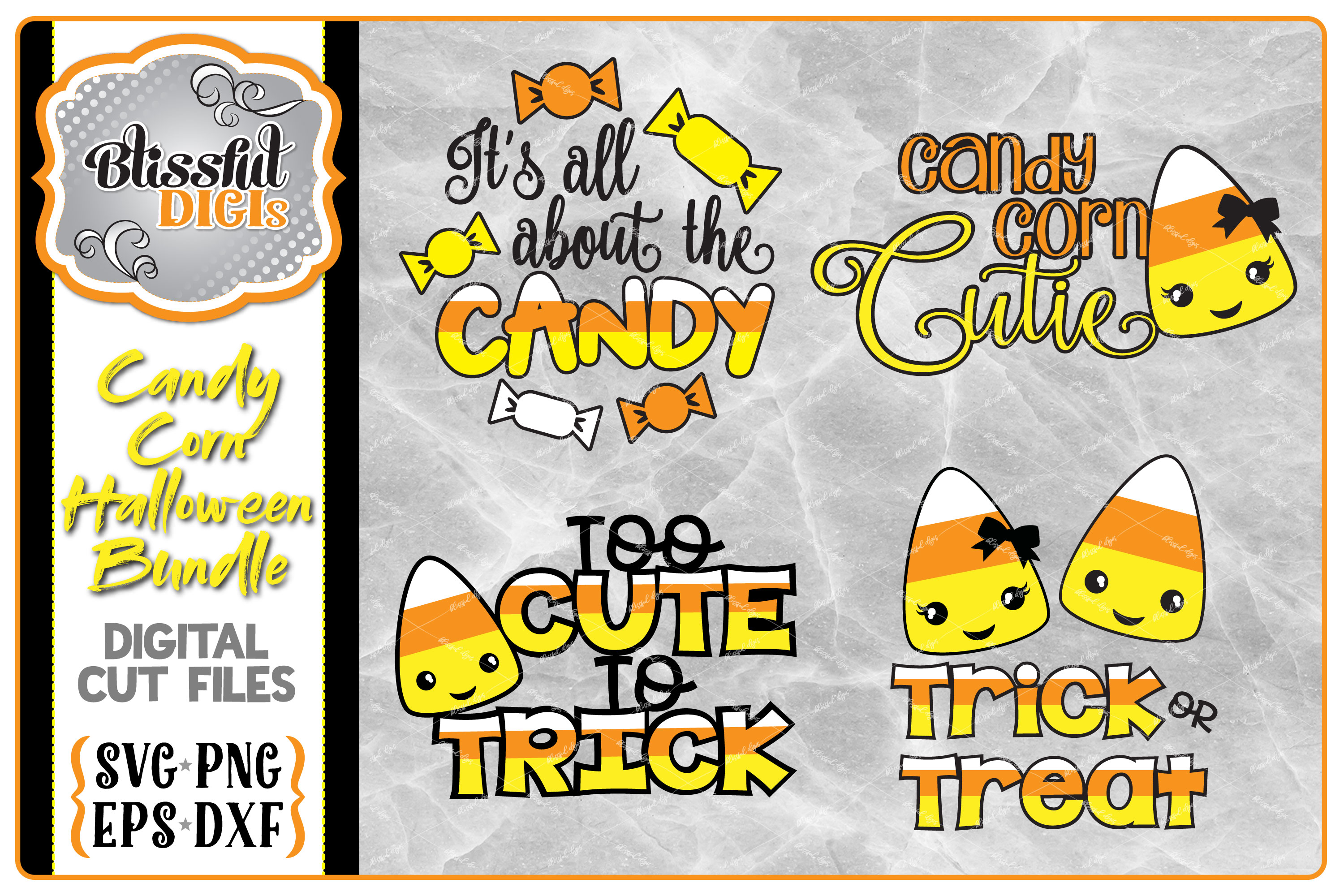 Download Halloween Candy Corn BUNDLE - Vector Cut Files - SVG ...