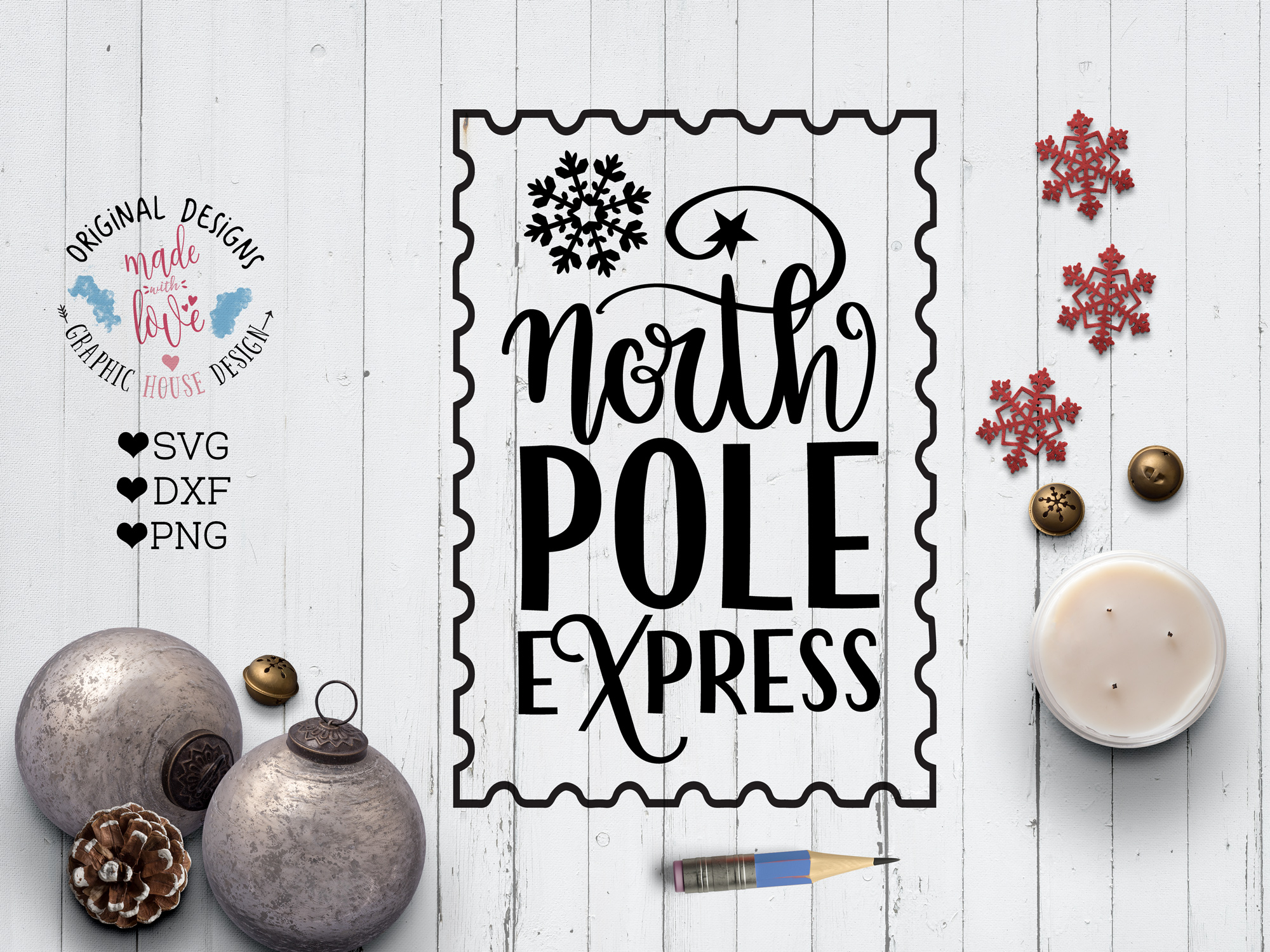 North Pole Express Delivery / From Sant | Design Bundles