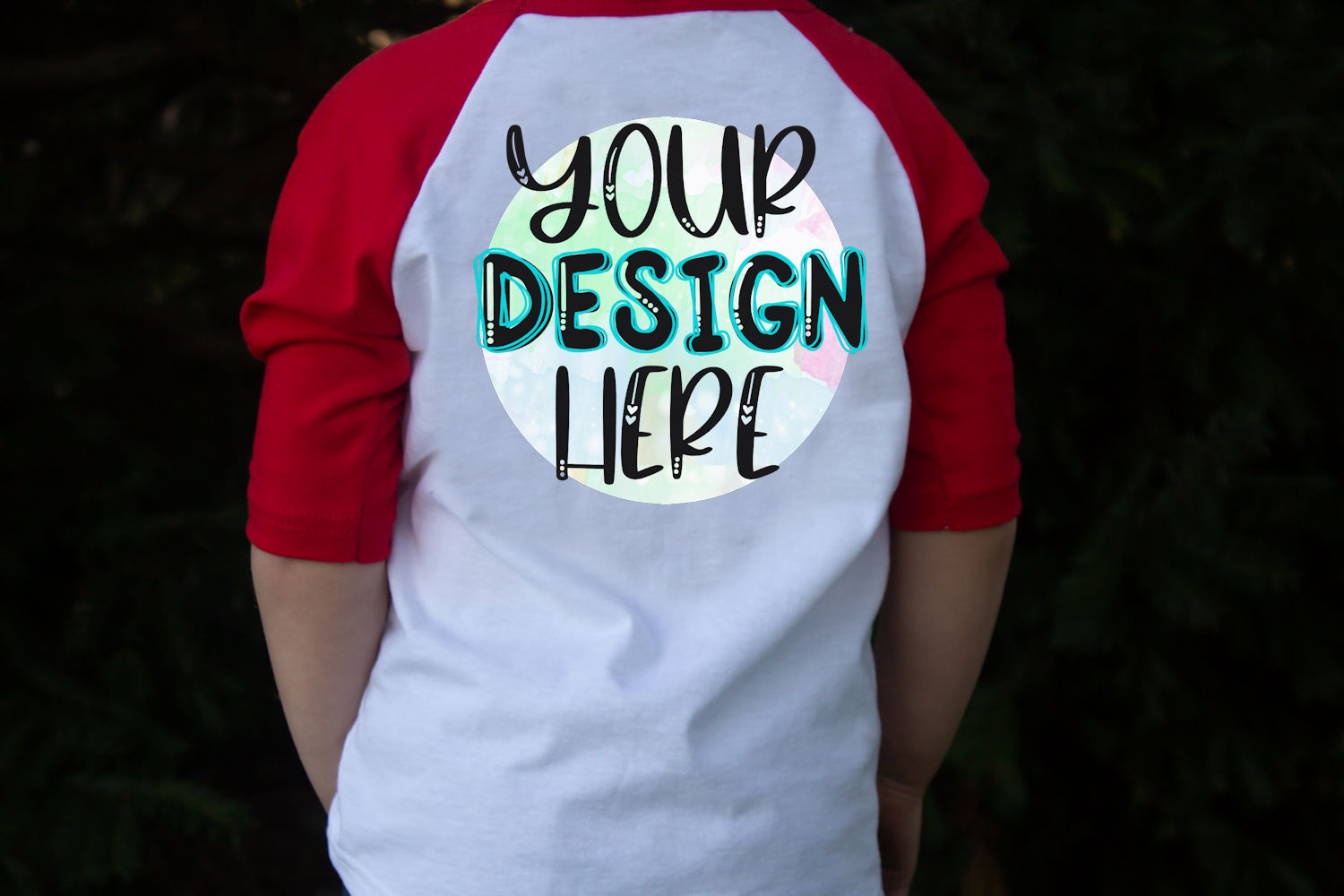 Download Toddler Boy Baseball Raglan Back Mock Up (515752 ...