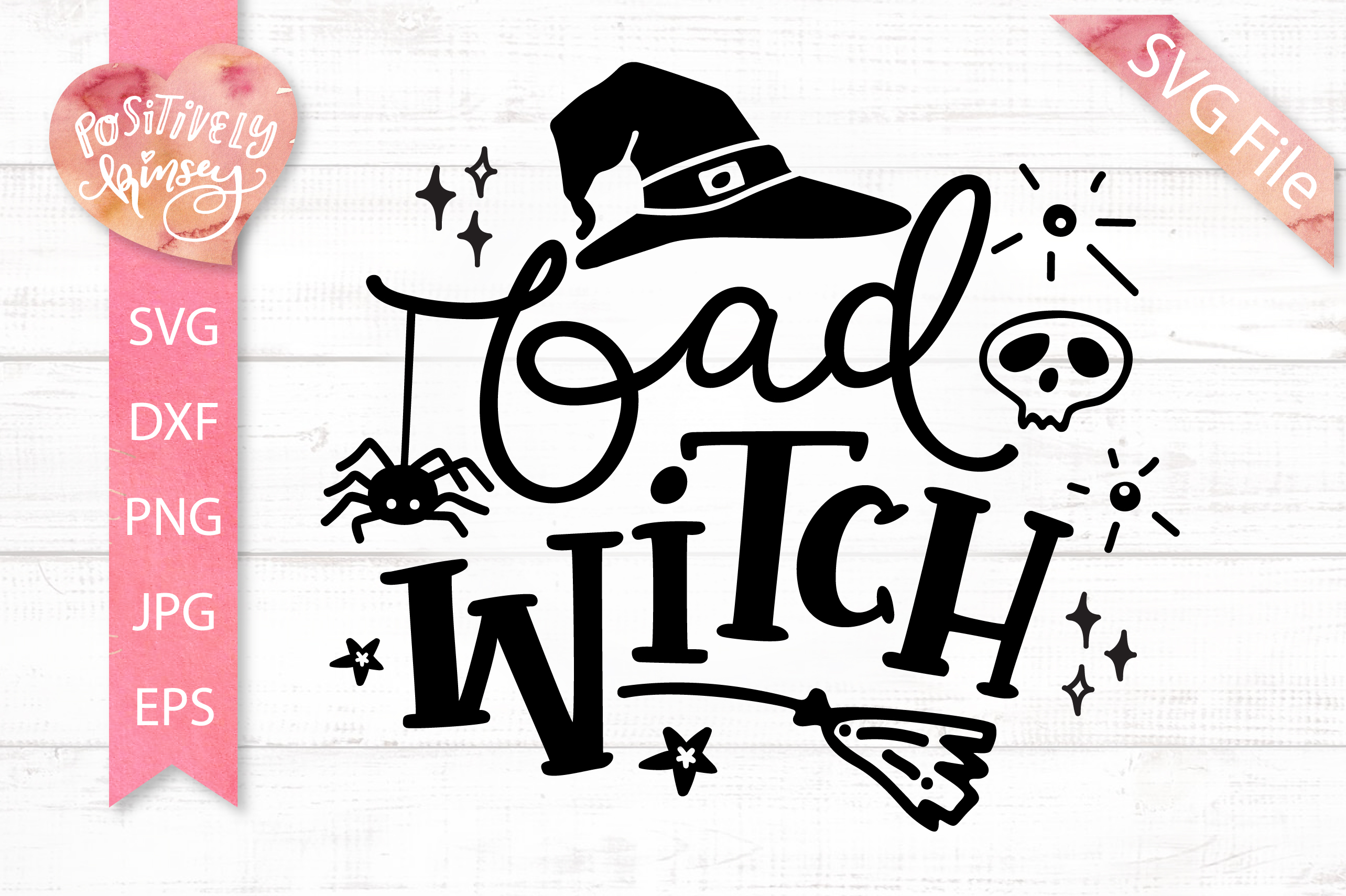 Download Bad Witch SVG DXF PNG EPS JPG Funny Girls Halloween SVG