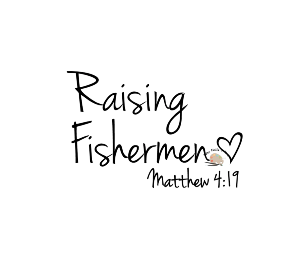 Download Raising Fishermen svg Matthew 4:19 svg CUT file, Christian mom svg Christian Faith Mother svg ...