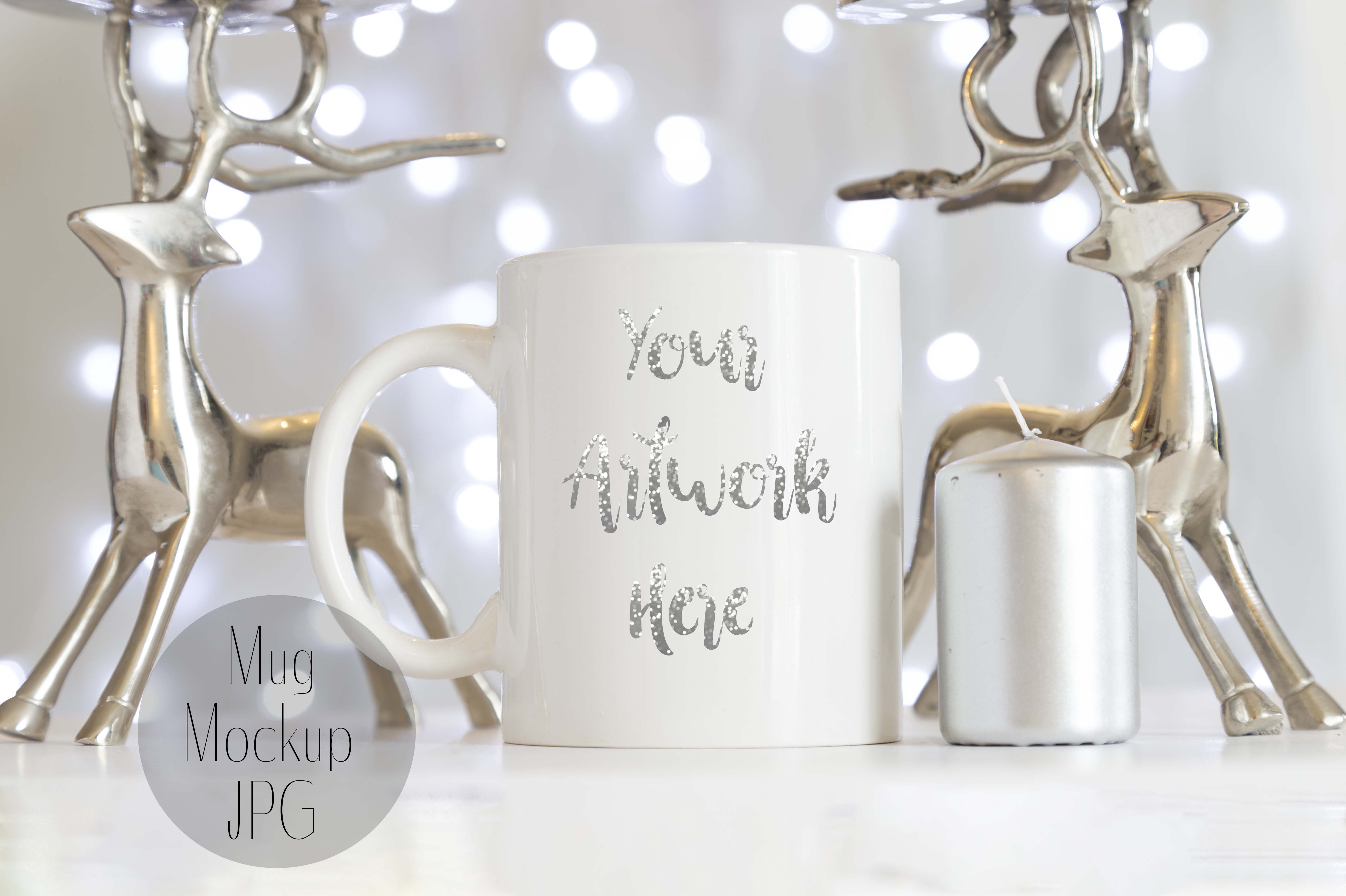 4 Christmas Mug Mockups (42584) Mock Ups Design Bundles