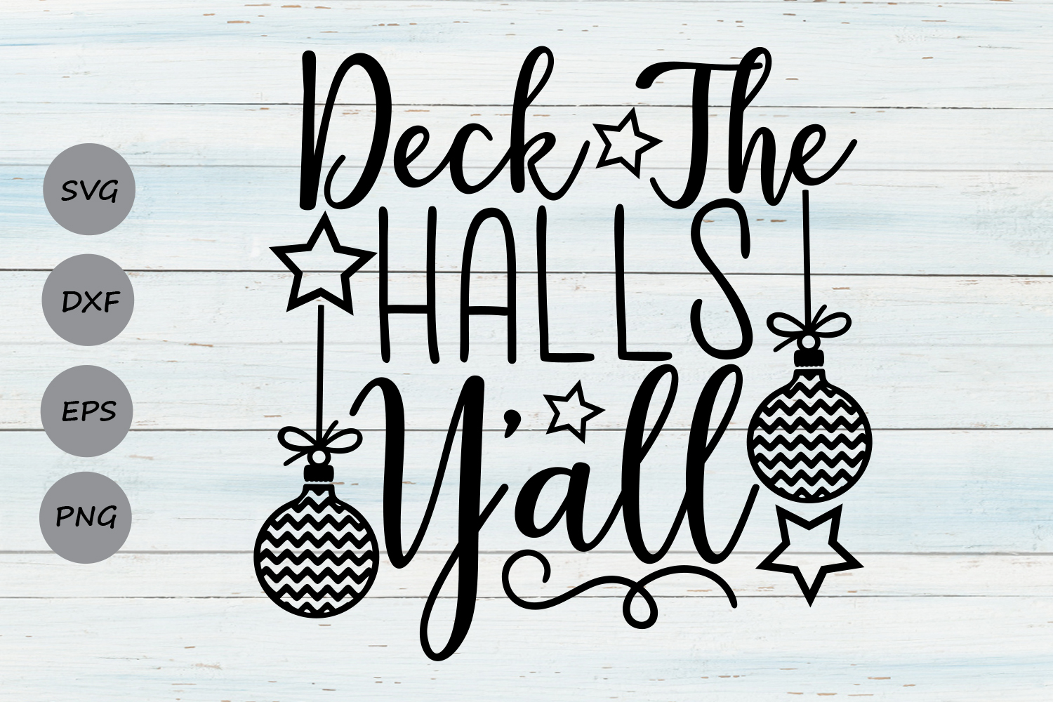 Deck The Halls Y'all Svg, Christmas Svg, Holiday Svg. (369880)  SVGs  Design Bundles