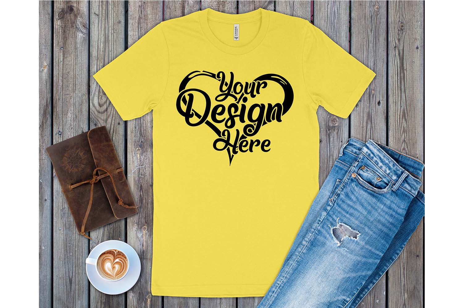 Download Bella Canvas 3001 Mockup Bundle T-Shirt Mock Ups 145 ...