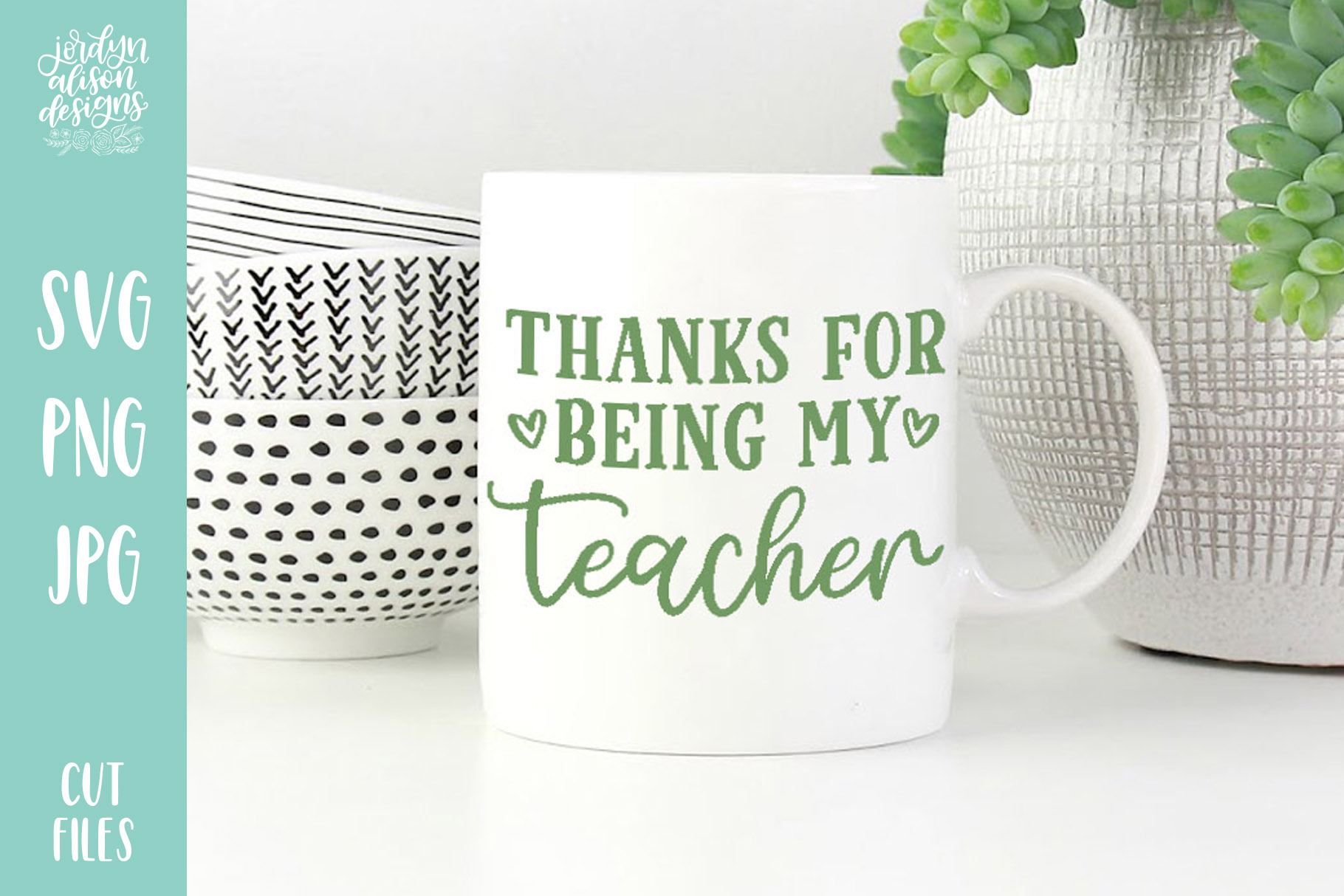 Download Thanks For Being My Teacher, Back To School Gift SVG ...