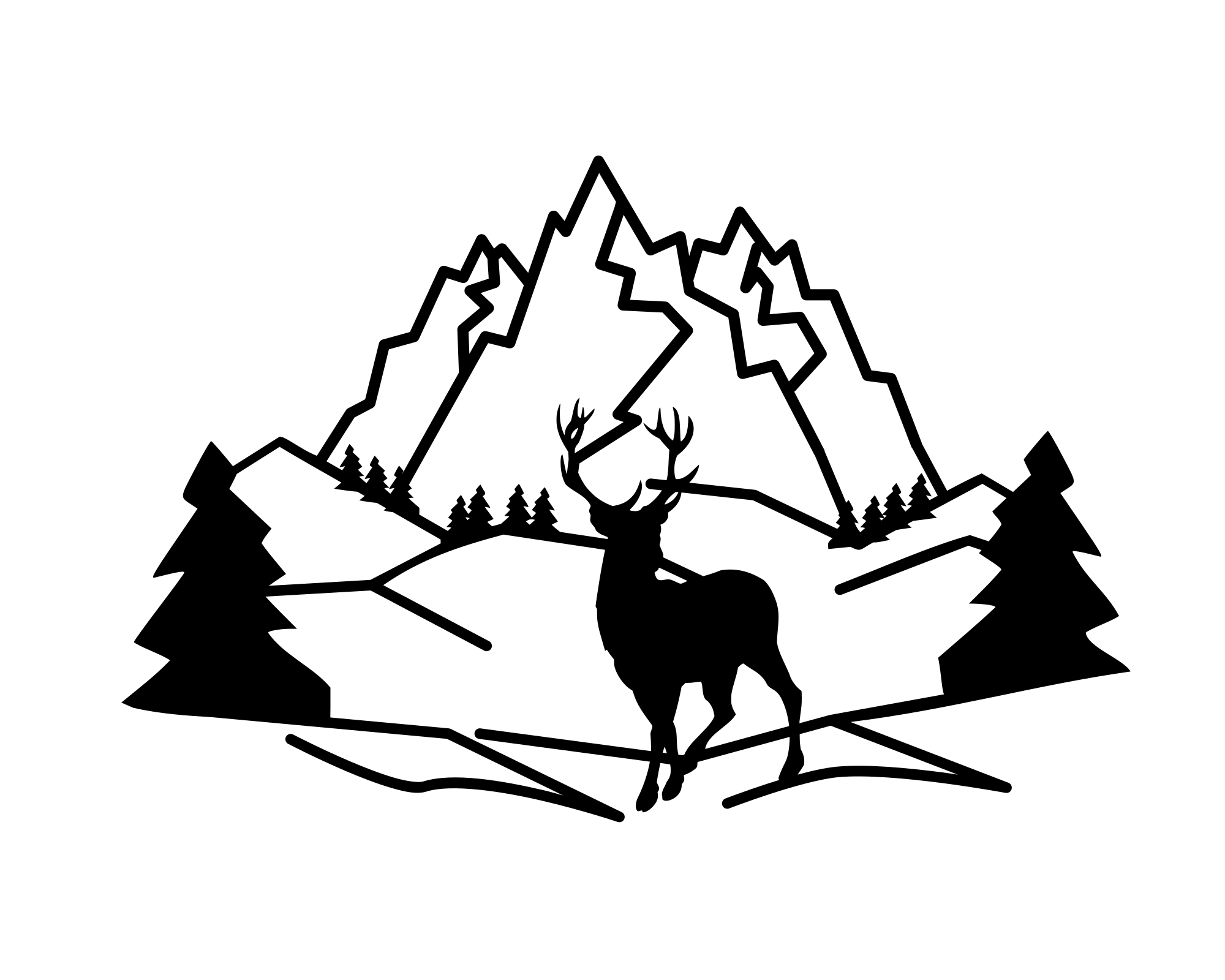 Free Free 199 Mountain Range Silhouette Svg SVG PNG EPS DXF File