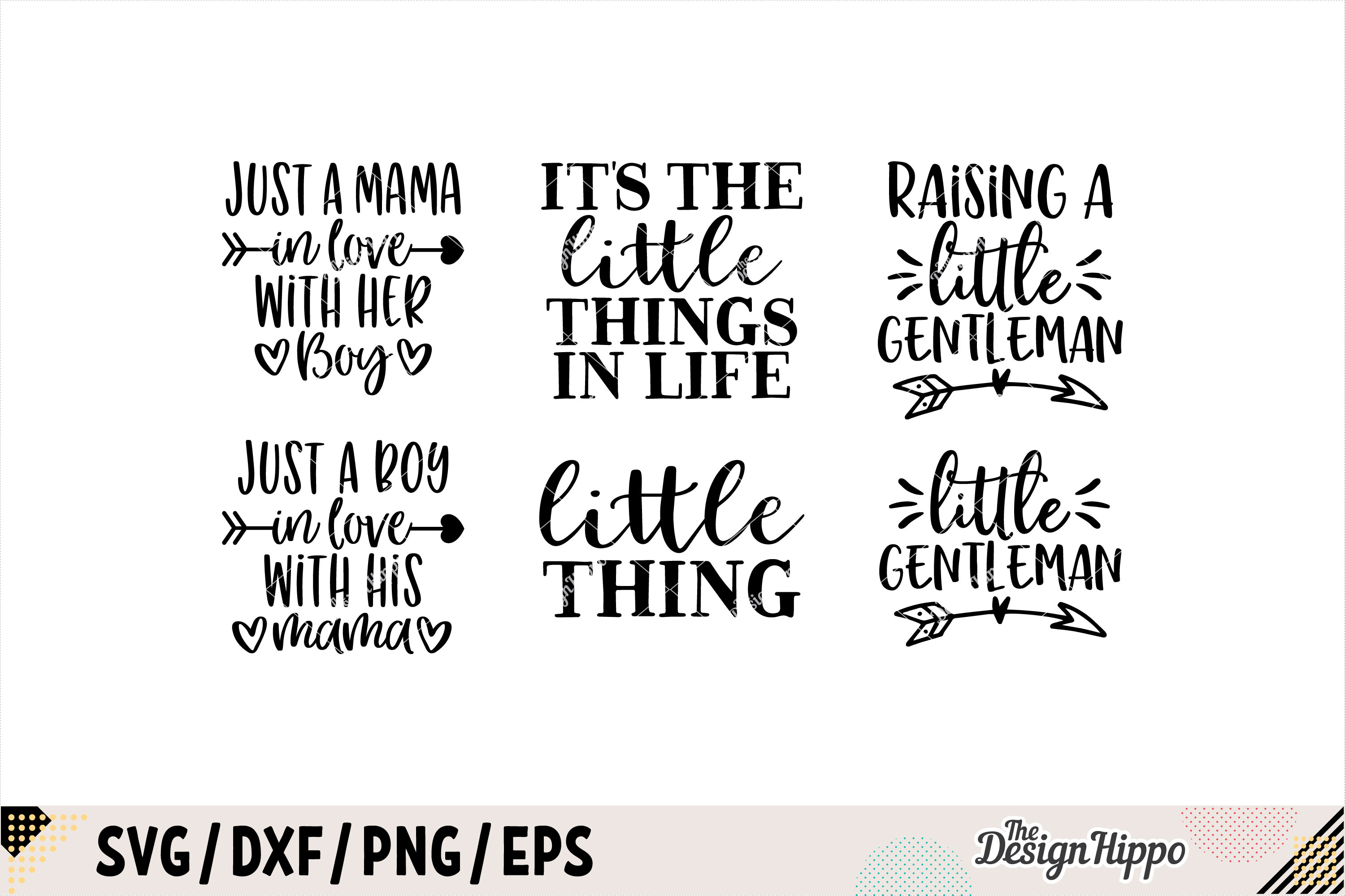 Download Mommy And Me SVG Bundle of 34 Designs - DXF PNG Cut Files ...