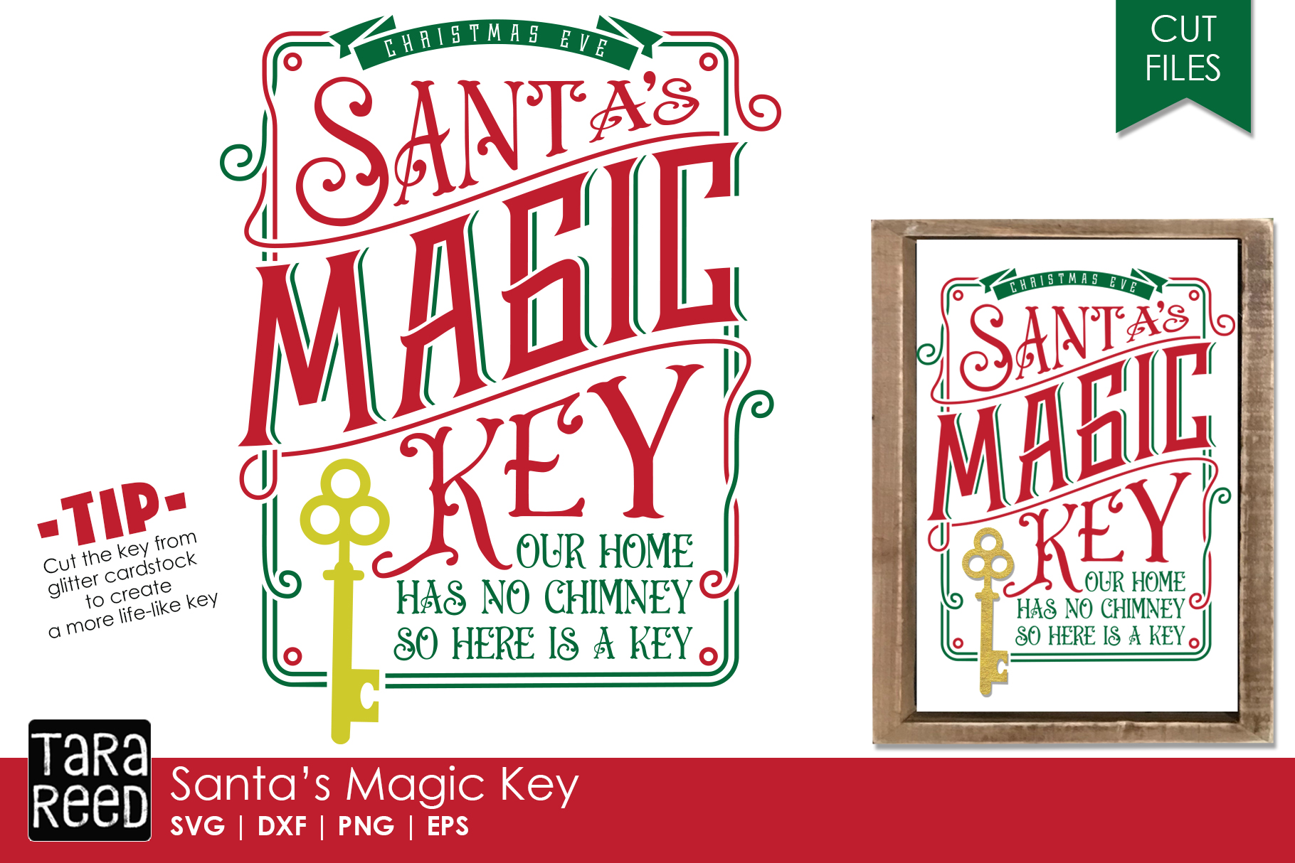 Santa s Magic Key Christmas SVG And Cut Files For Crafters